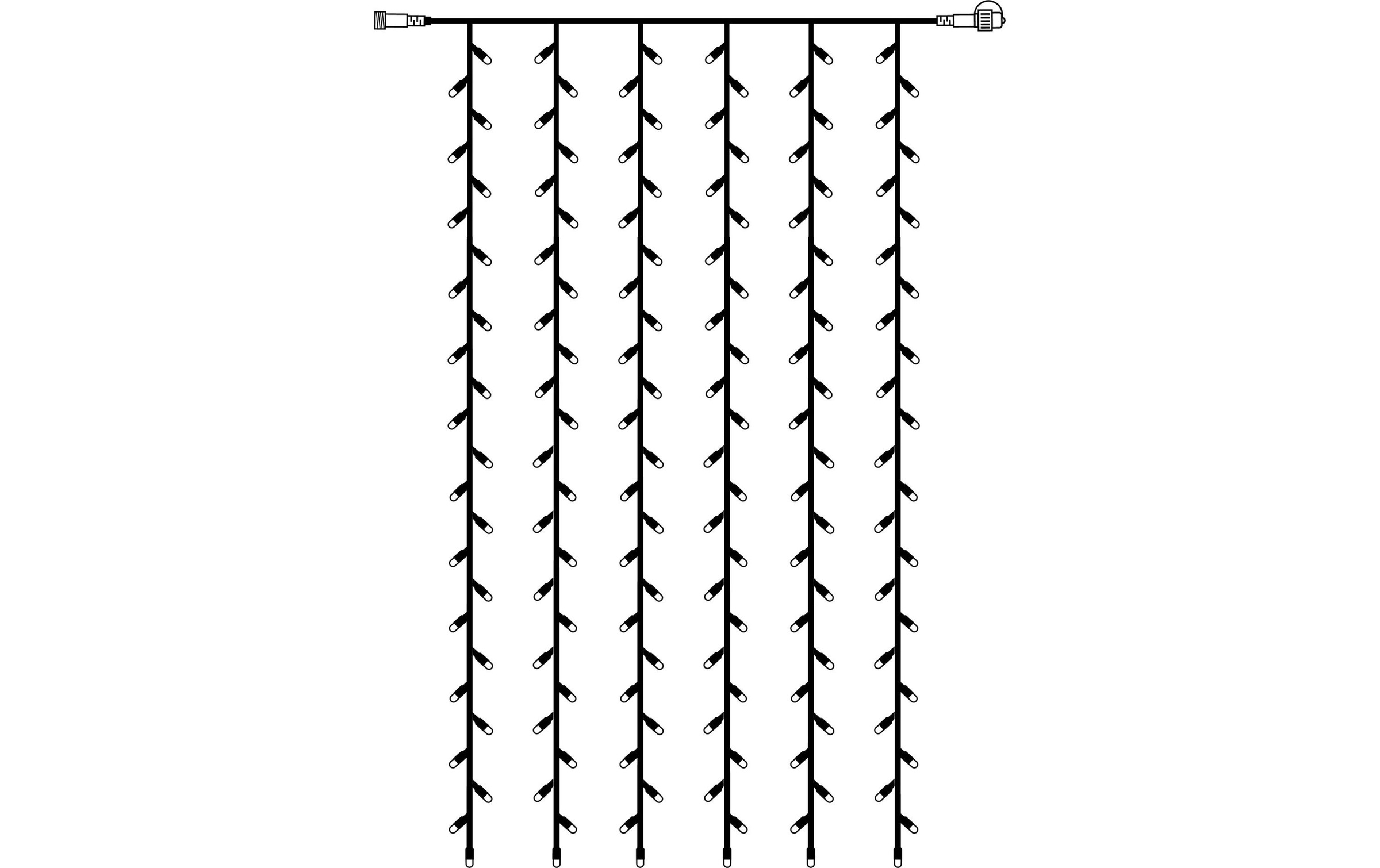 Parforce Traditional Hunting Lichtervorhang »24 Extra, 100 cm x 200 cm«