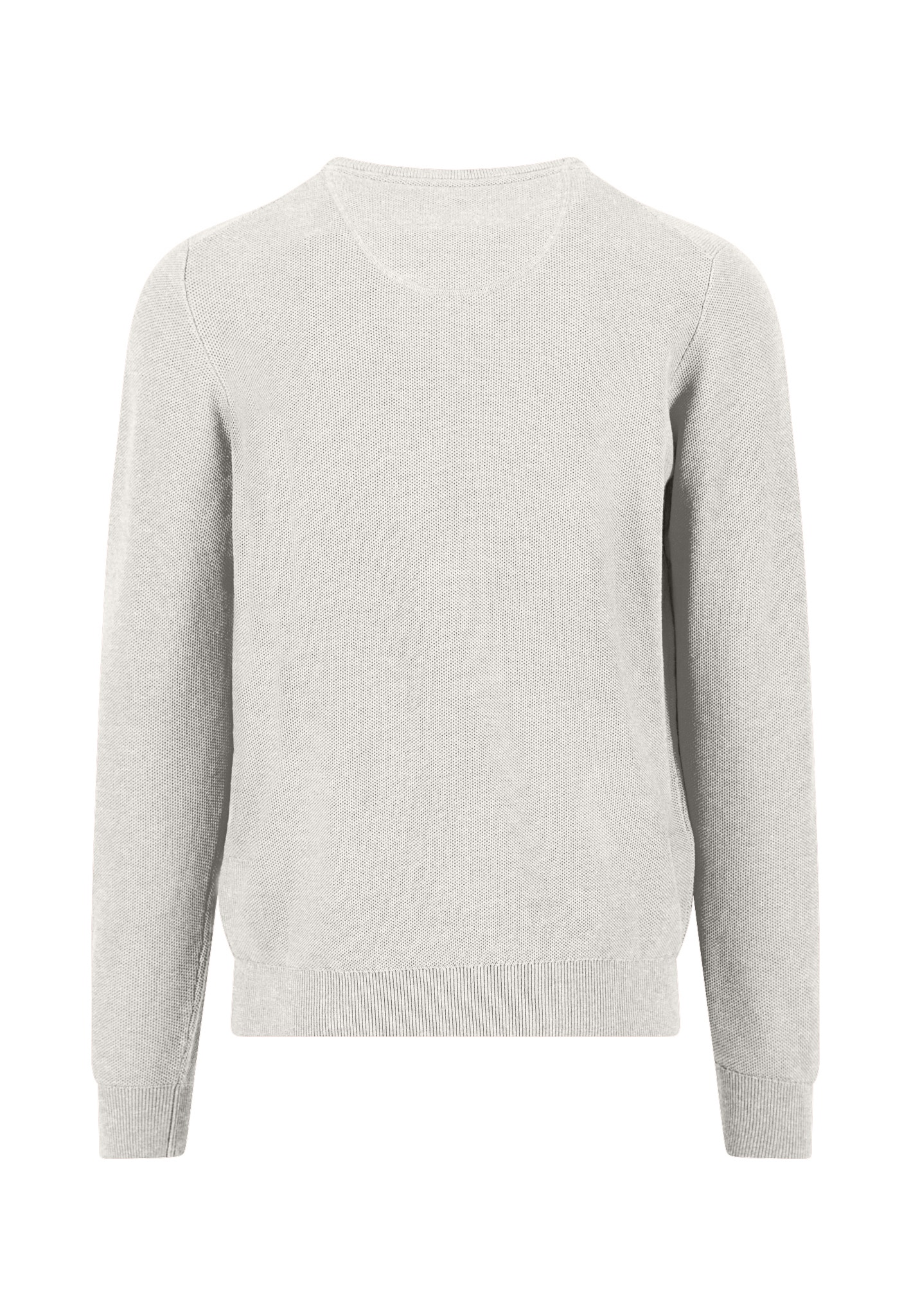 FYNCH-HATTON Rundhalspullover mit Logo Stickerei