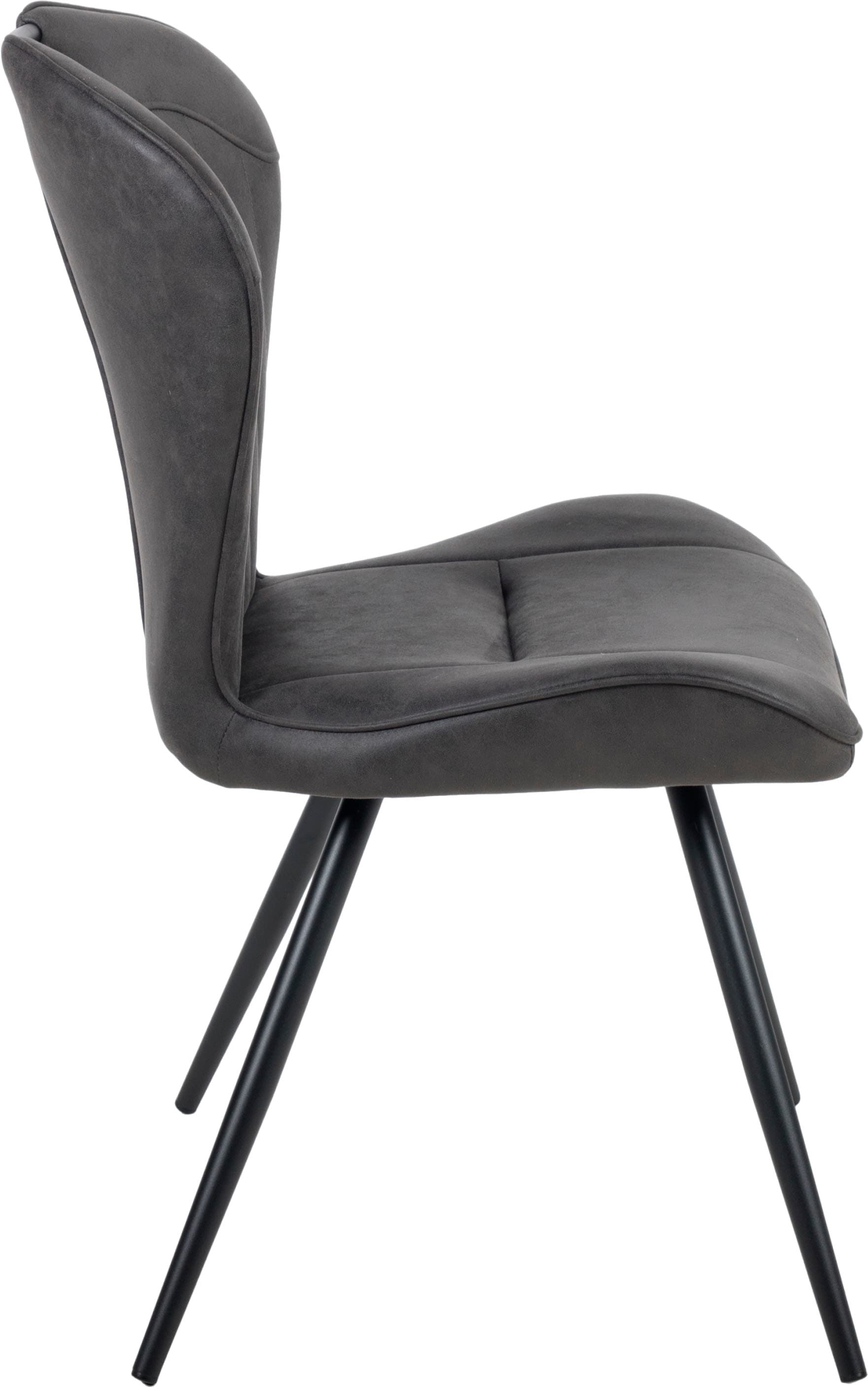 Duo Collection Chaise de salle à manger »Zoe Esszimmerstuhl, 4er-Set« (Ensemble) 4 cuisrevêtement robuste en tissu ou microfibre, avec poignée