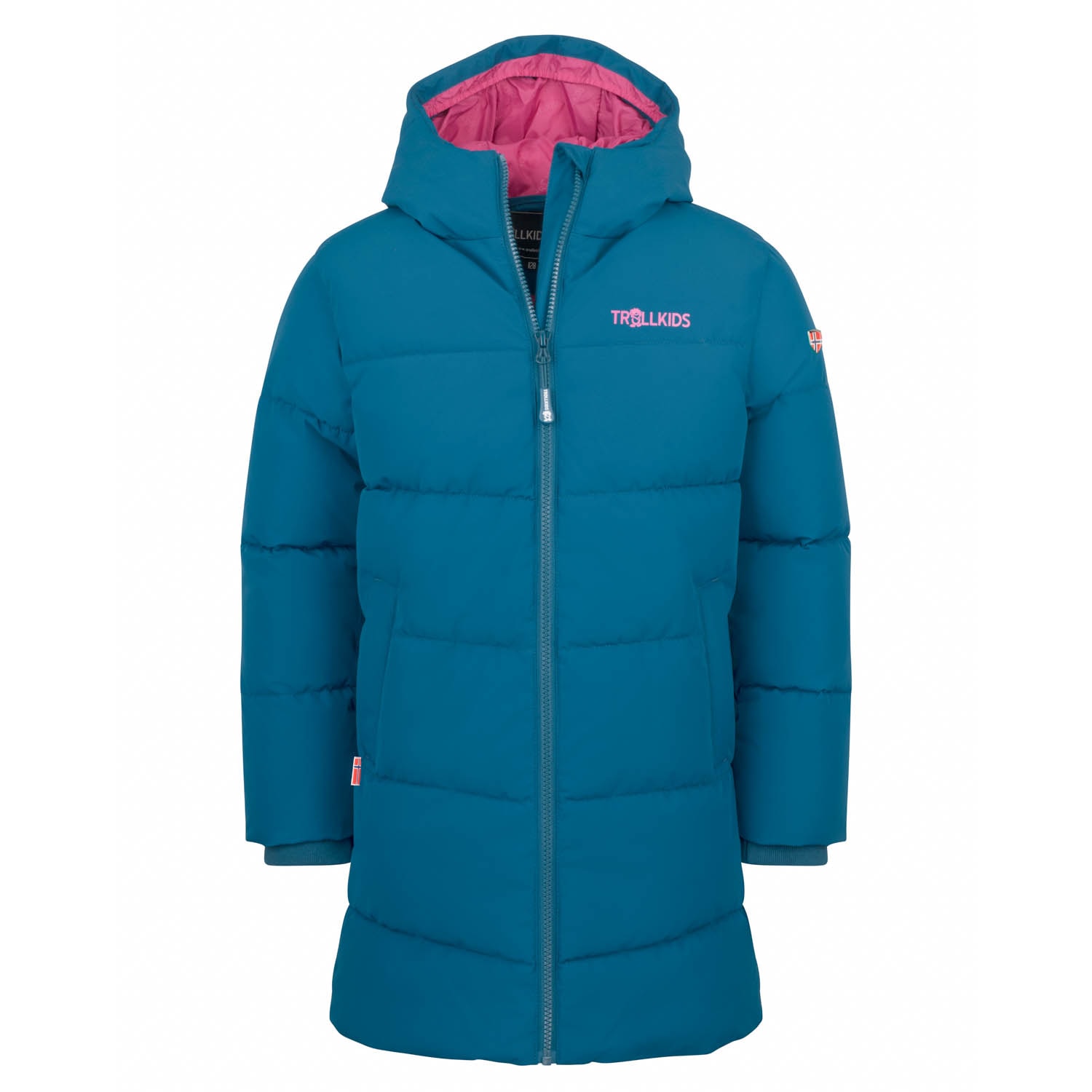 TROLLKIDS Wintermantel »GIRLS AURLAND COAT XT« Wintermantel, langer Schnitt, aus Polyester, mit fester Kapuze