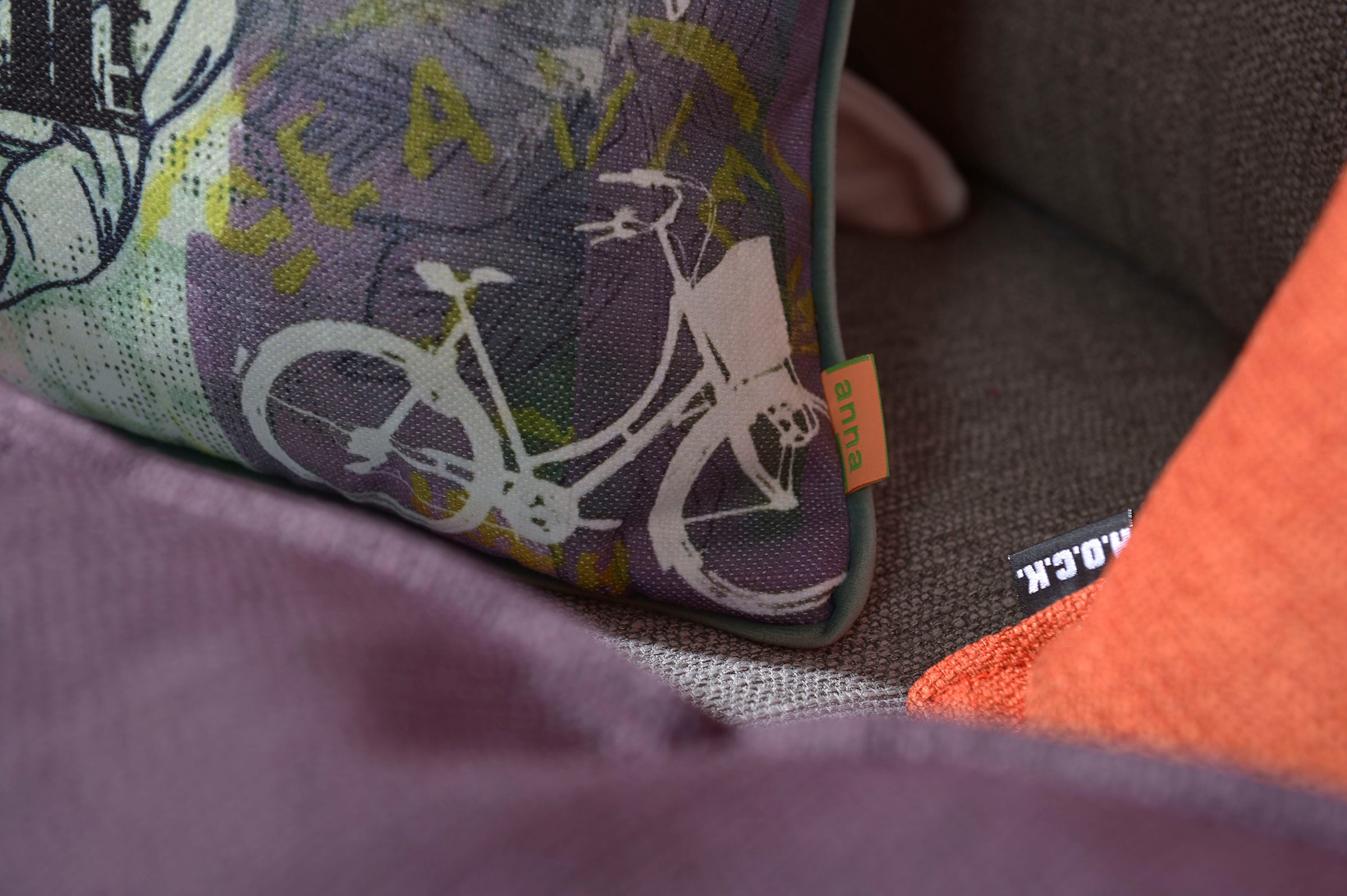 H.O.C.K. Dekokissen »Lieblingsstädte AMSTERDAM« mit Amsterdam-Motiv, Wendekissenhülle mit Füllung, 1 Stück