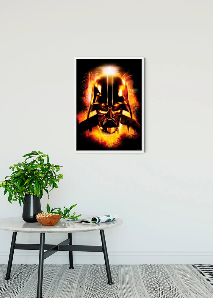 Komar Image »Star Wars Classic Vader Head« 1 cuis tlg. Wandbild zur Dekoration im Kinderzimmer - ohne Rahmen