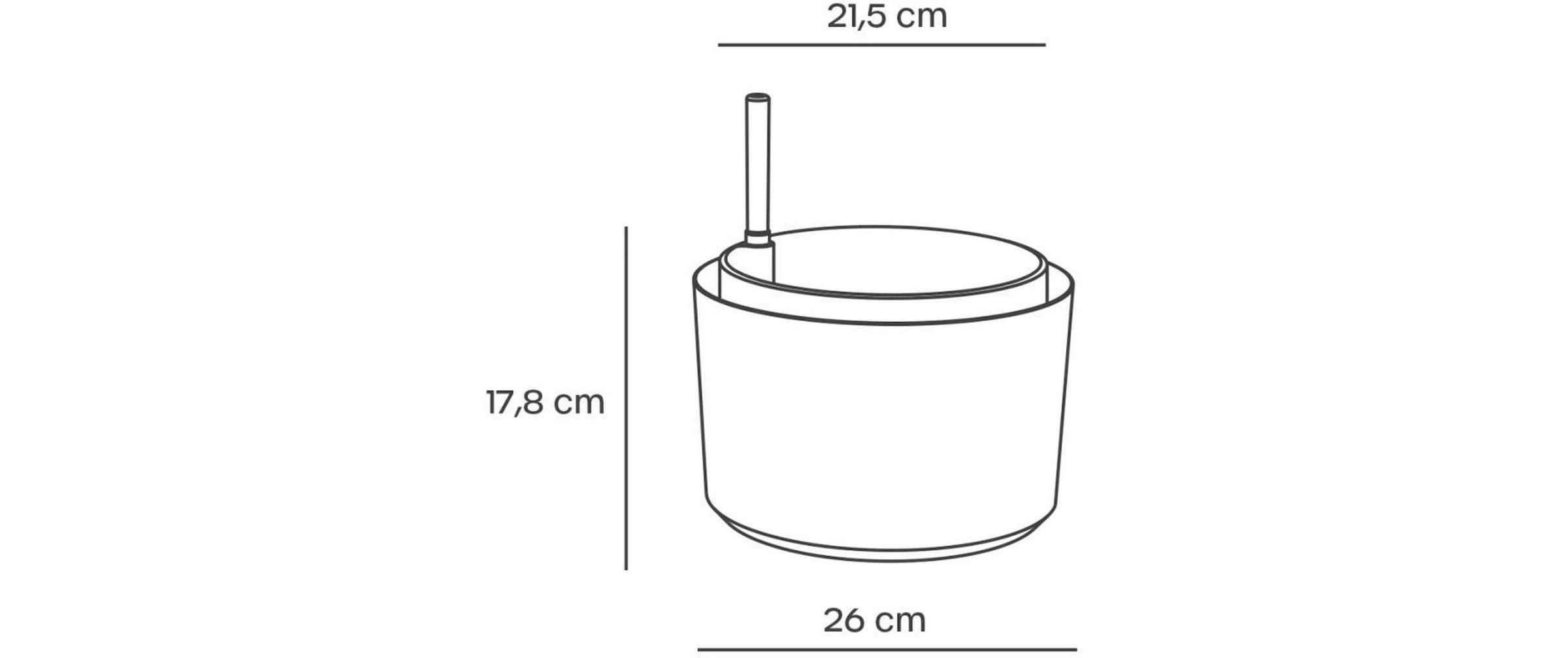   Blumenampel »Plastia Berberis 26 cm drei Bänder«