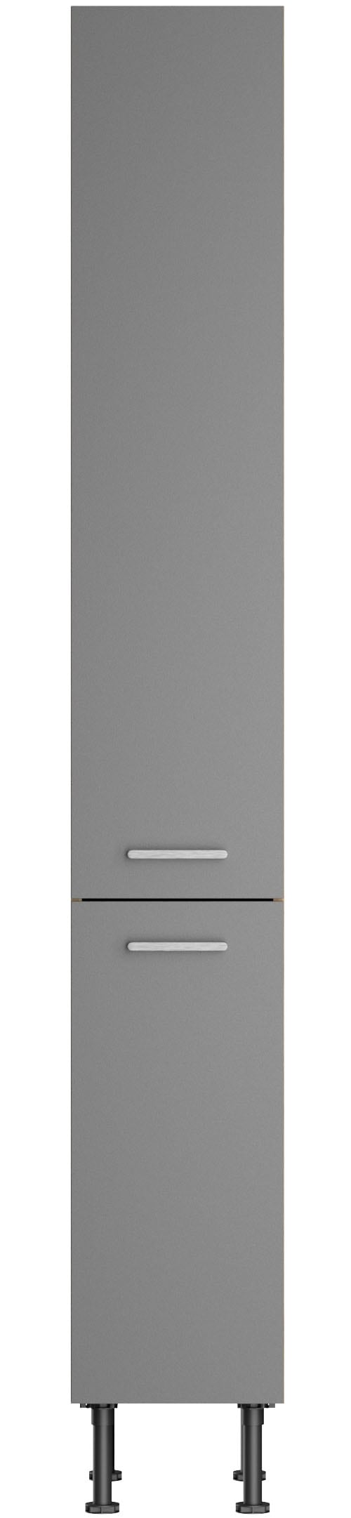 KOCHSTATION Apothekerschrank »KS-Lucy« Breite 30 cm, mit 2 Auszügen, Soft-Close, höhenverstellbare Füsse