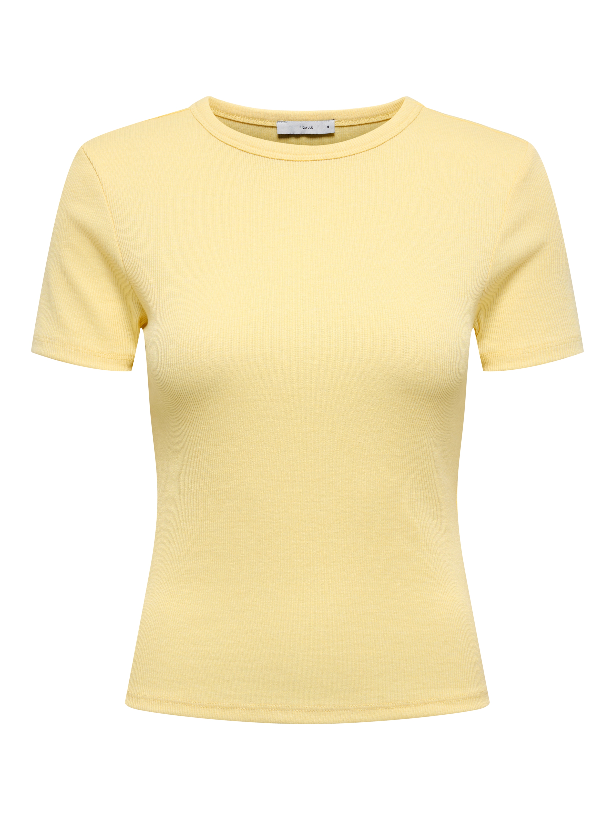 ONLY Kurzarmshirt »ONLJUNE S/S TEE JRS NOOS« Materialmix mit Stretch, figurbetonte Form
