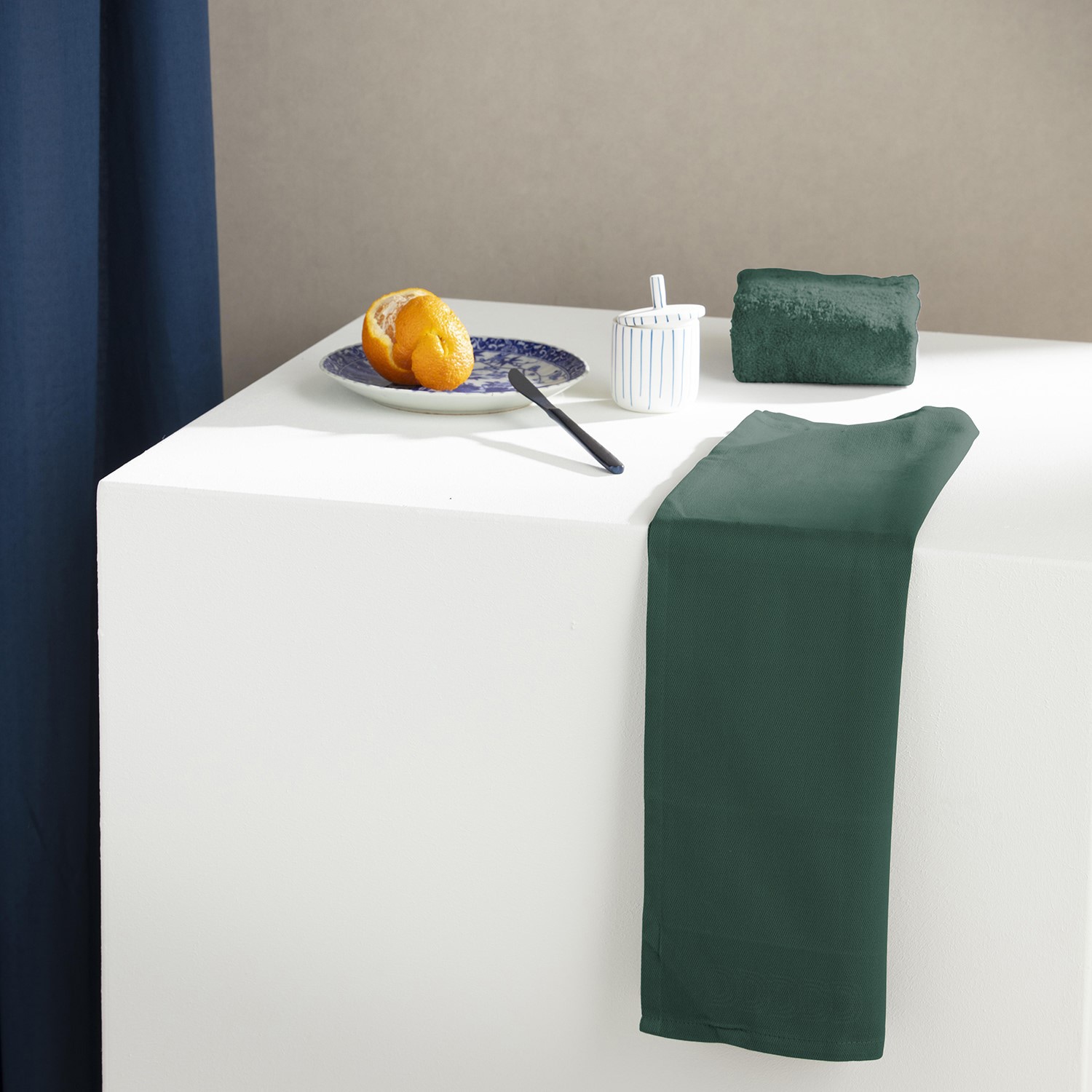 DDDDD Geschirrtuch »Logo aus 100% Baumwolle, 60x65 cm« Jacquard-Gewebe, sehr saugstark und langlebig