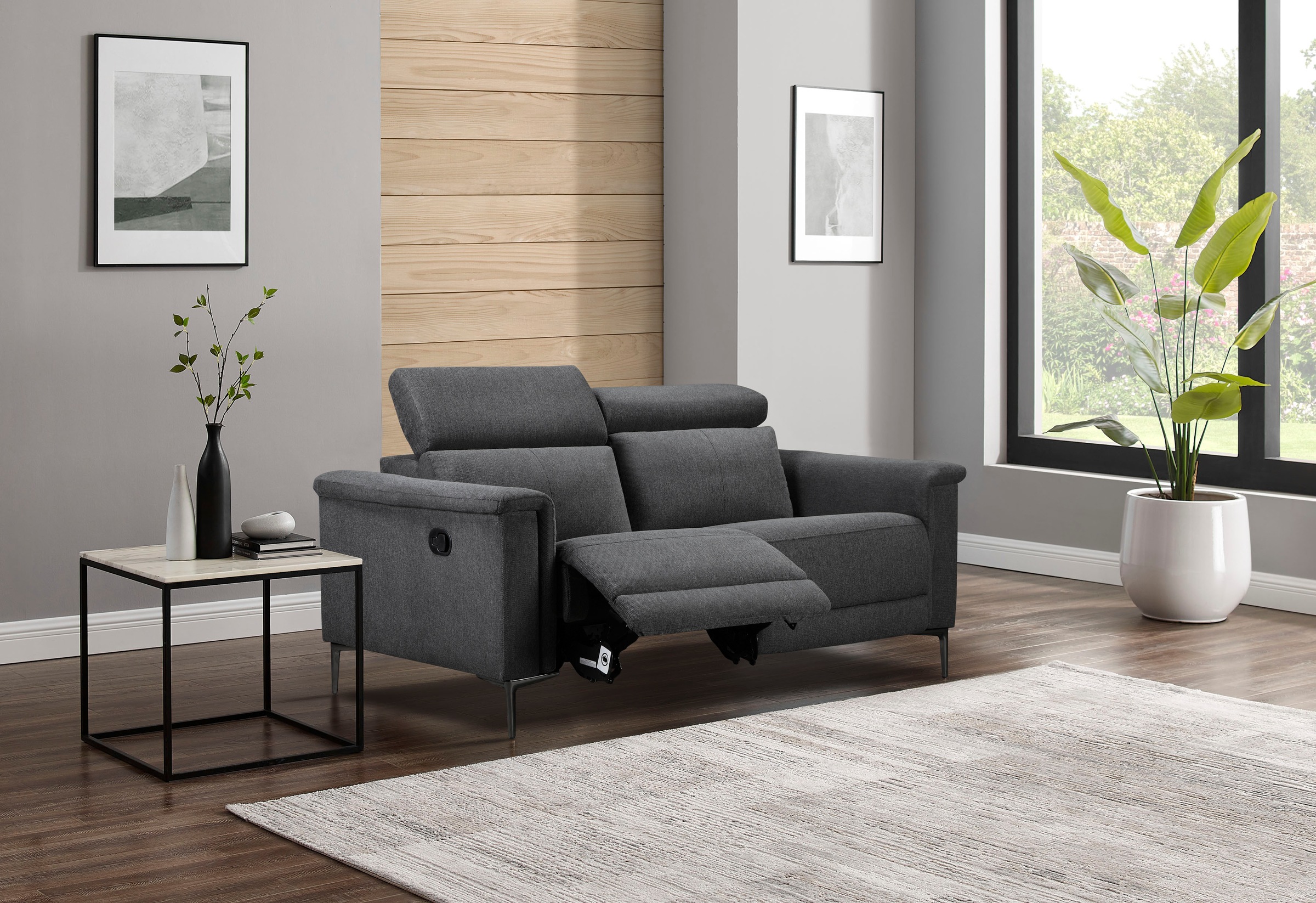 Home affaire 2-places »Lund« manueller od. elektrischer Relaxfunktion und USB-C,