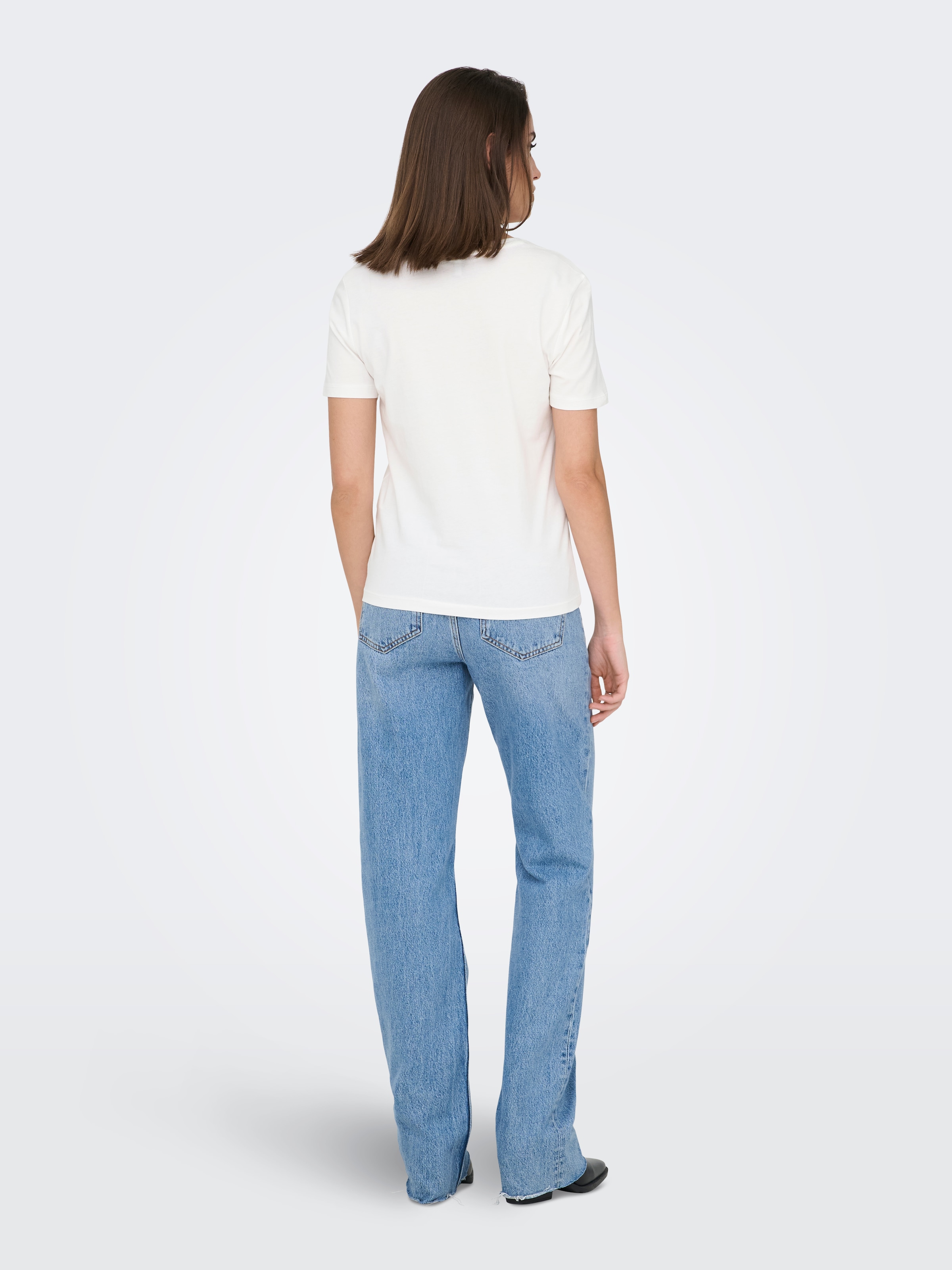 ONLY T-shirt à manches courtes »ONLKITA S/S TEE JRS NOOS« Baumwolle, regular fit