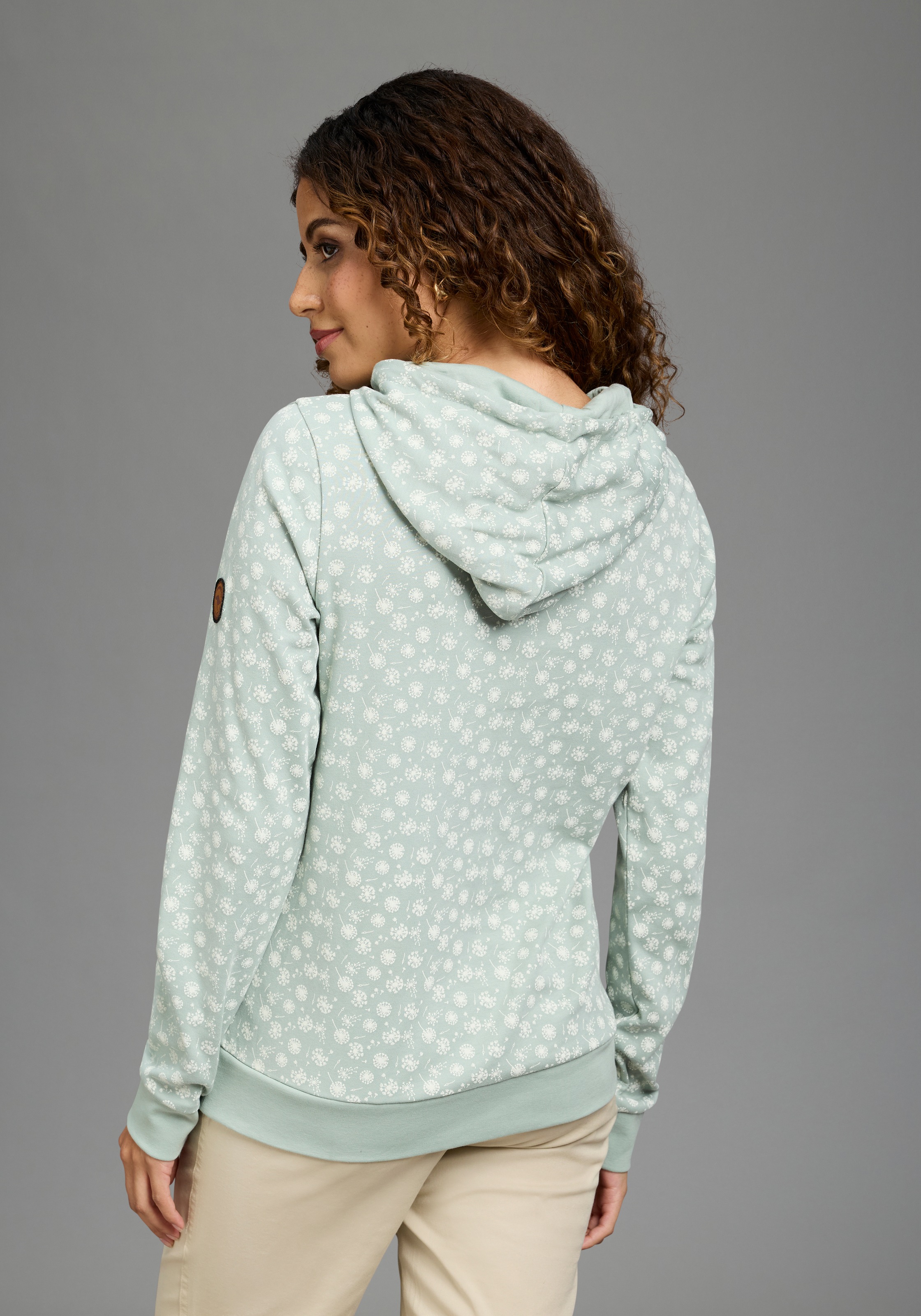 KangaROOS Kapuzensweatshirt , mit Kapuze und Kordelzug, aus Baumwolle, bequeme Passform
