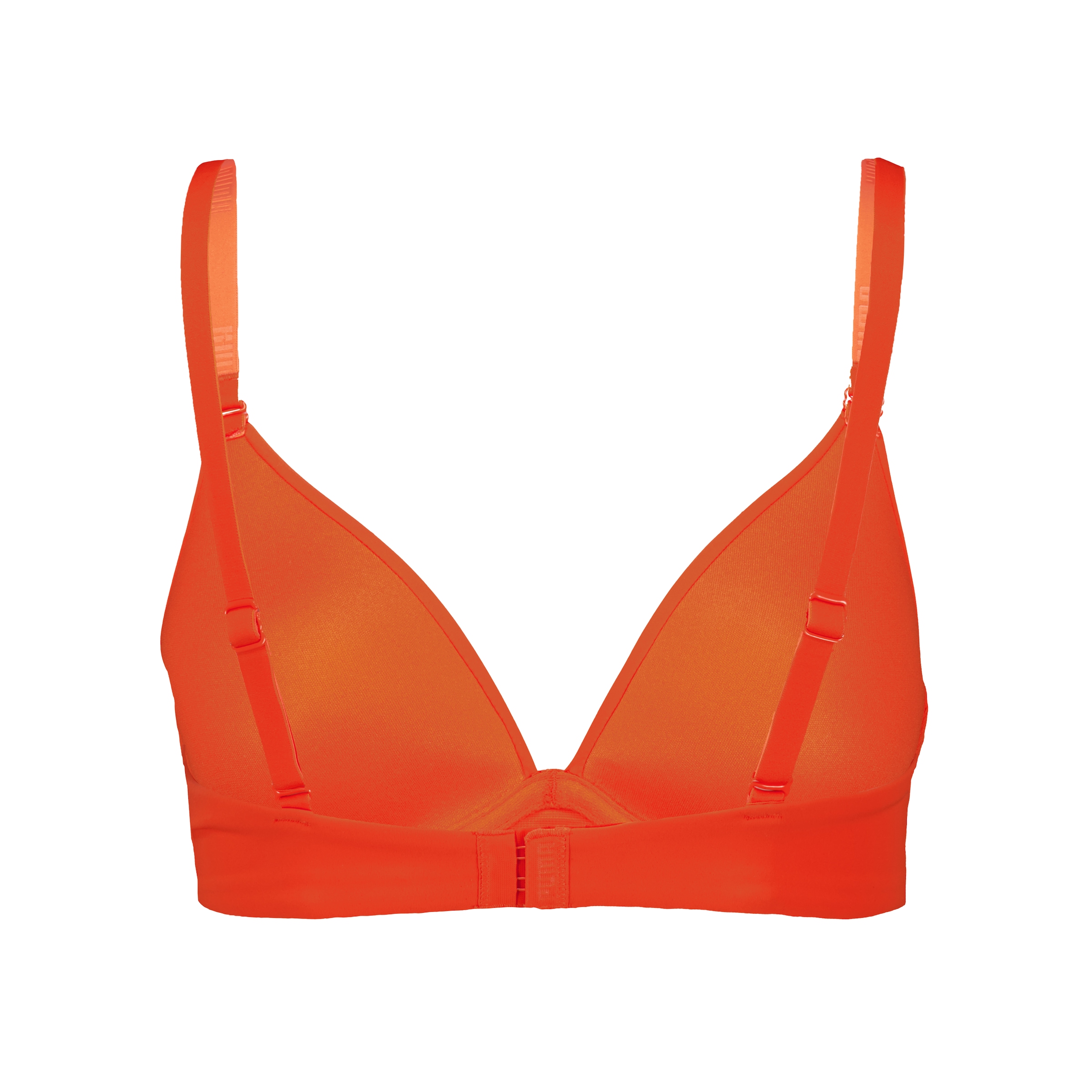 PUMA Soutien-gorge souple »PUMA WOMEN MICROFIBER SOFT PADDED BRA 1P« avec bretelles réversibles et réglables, impression logo devant