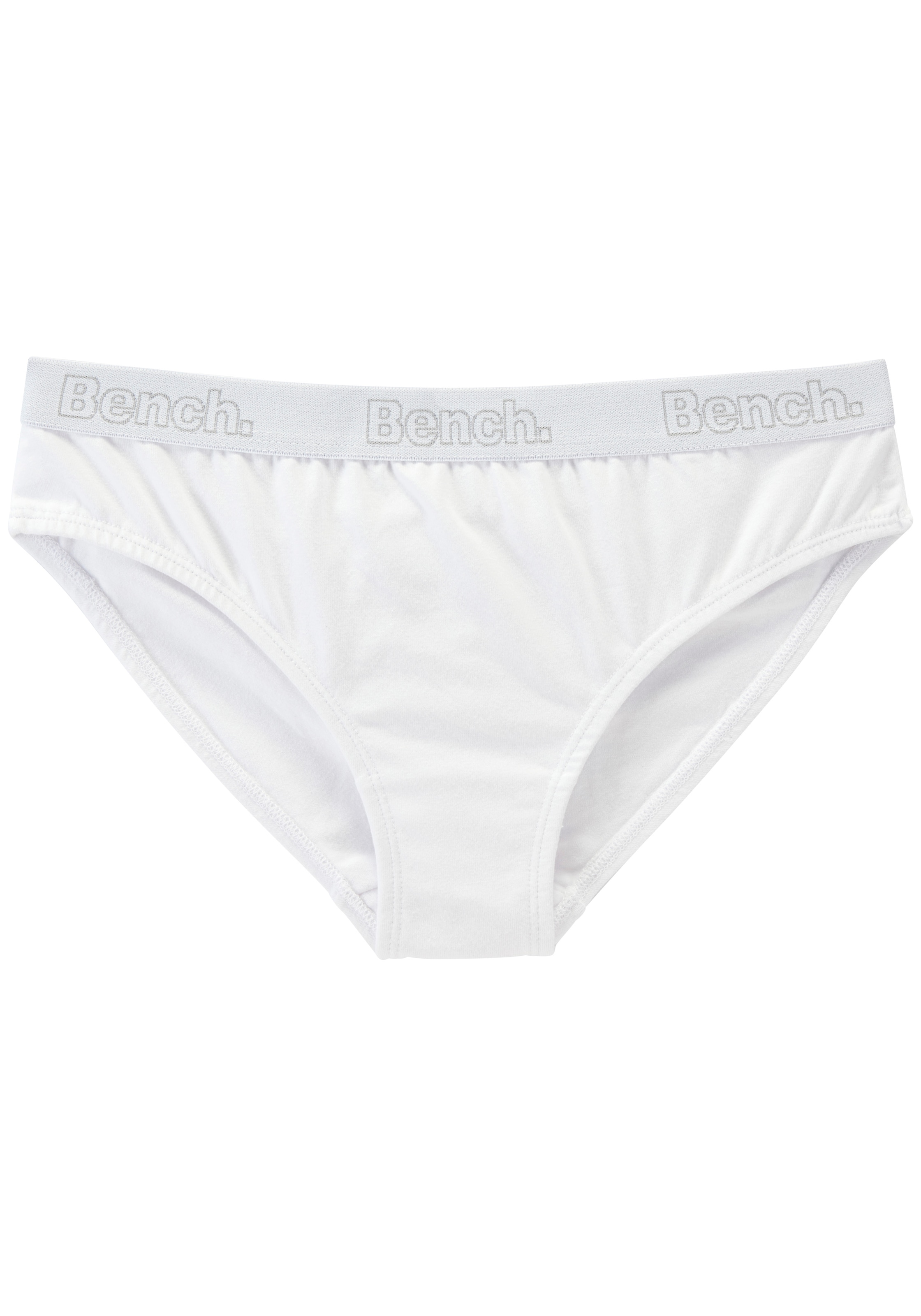 Bench. Slip Packung, 4 Stk. Mädchen - mit weichem Logo-Bündchen