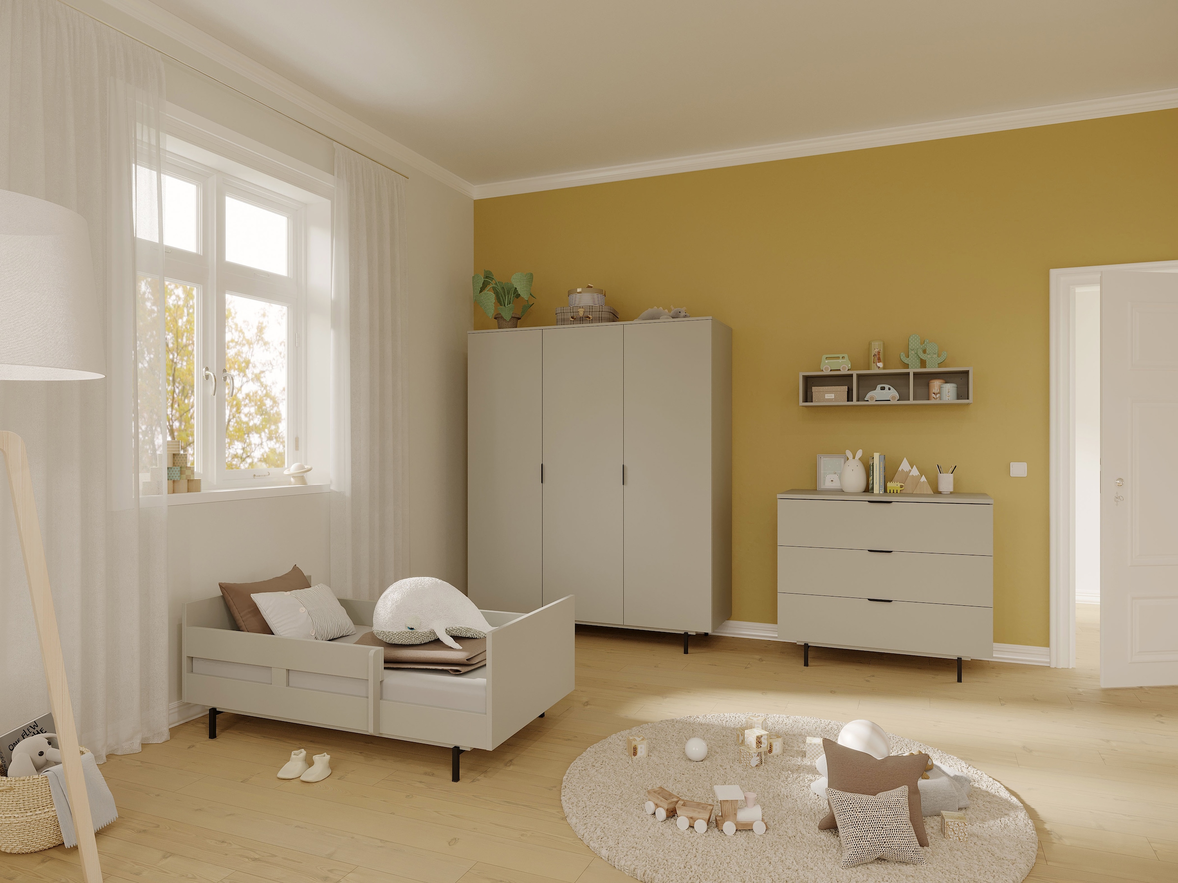 GERMANIA Umbauseiten »Tomino« 1 Stk. tlg. Sicherheitsset für Kinderbett GW-Tomino, Juniorbett mit Rausfallschutz