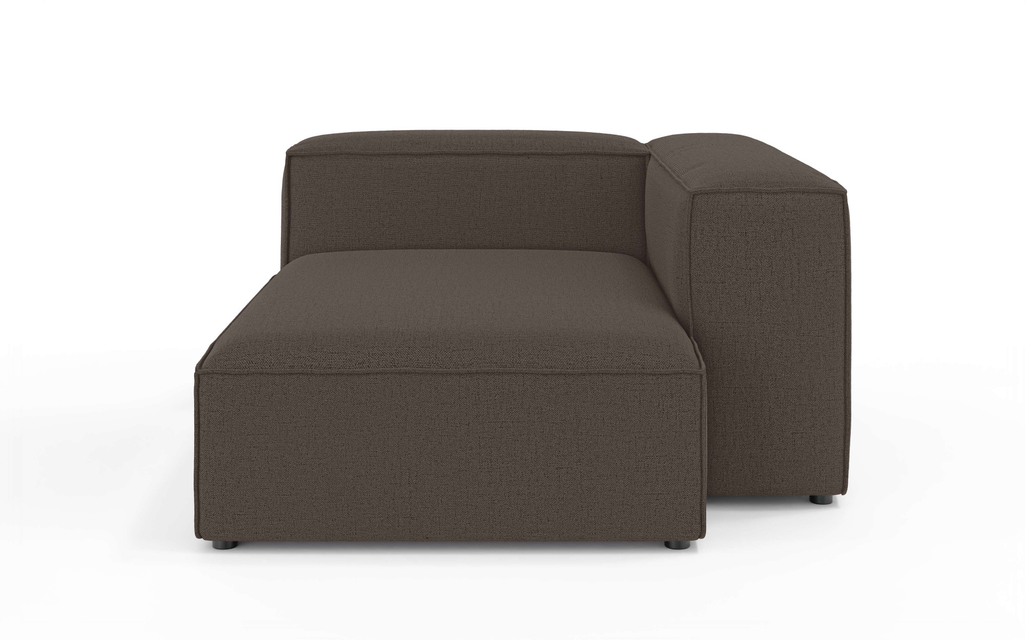 GOODproduct Ottomane »XL HAILY links/rechts bestellbar, extra tief, Masse B/T/H: 130/160/72cm« als Modul oder separat verwendbar, für individuelle Zusammenstellung