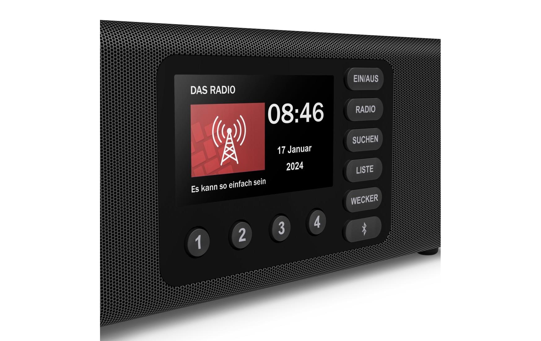 Hama Digitalradio (DAB+) »DR2002« (Bluetooth Digitalradio (DAB+) )