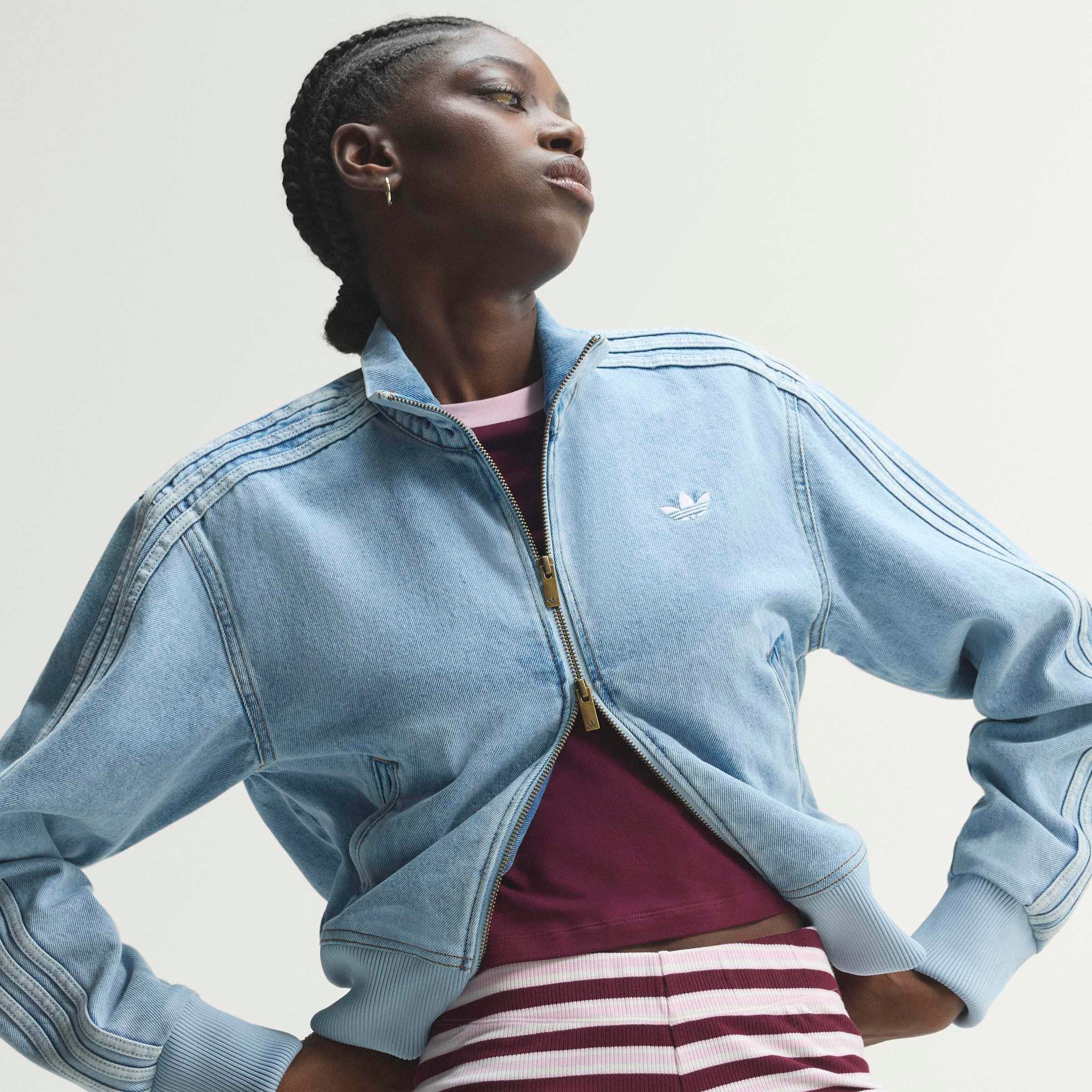 adidas Originals Veste en jean »FIREBIRD DENIM TRACK«