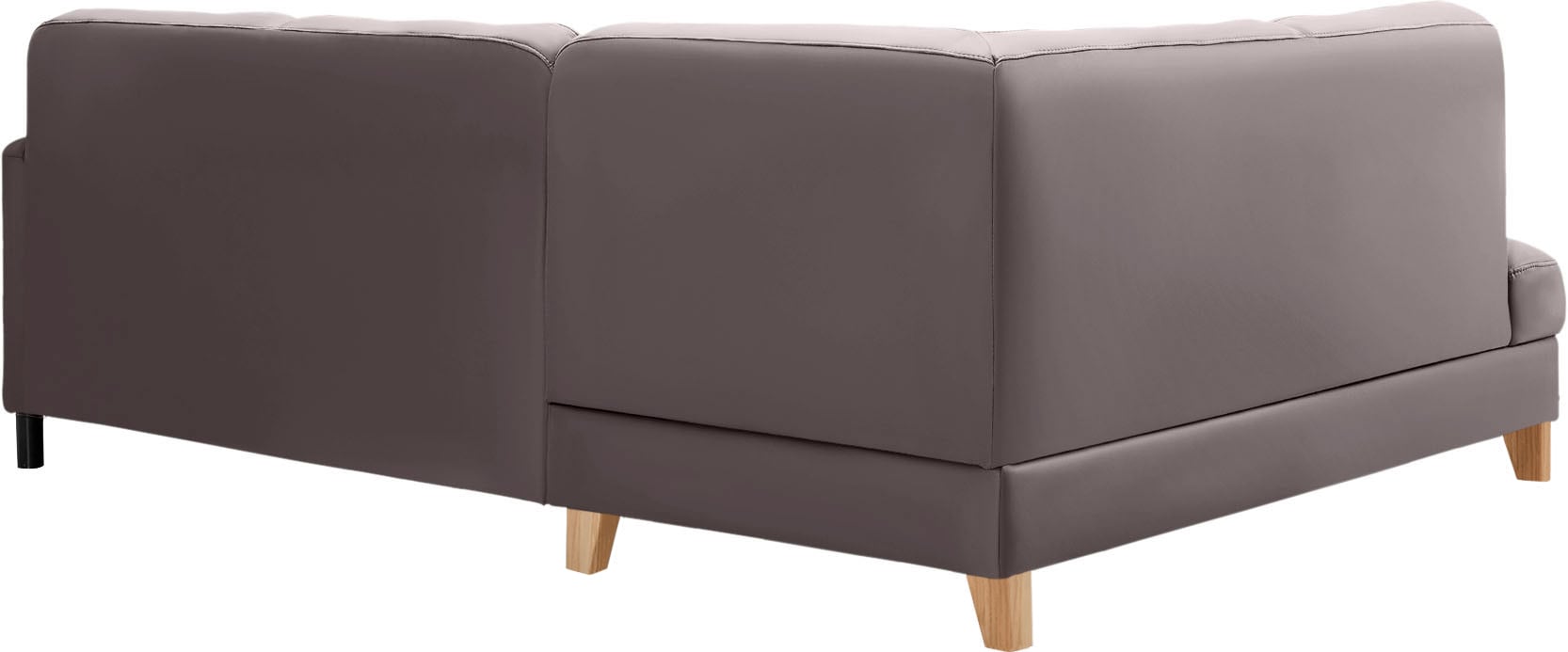 exxpo - sofa fashion Canapé d'angle »Elio, kompakt und komfortabel, bequem, zeitloses Design, L-Form« wahlweise mit Bettfunktion und Bettkasten