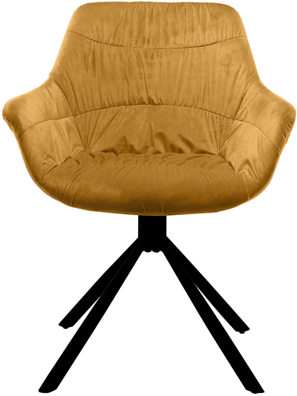 SalesFever Chaise de salle à manger »Rimini Armlehnstuhl: Sitzkomfort fürs Esszimmer« () 1 cuisEsszimmersessel, Rückseite mit Wabensteppung,360° Drehfunktion