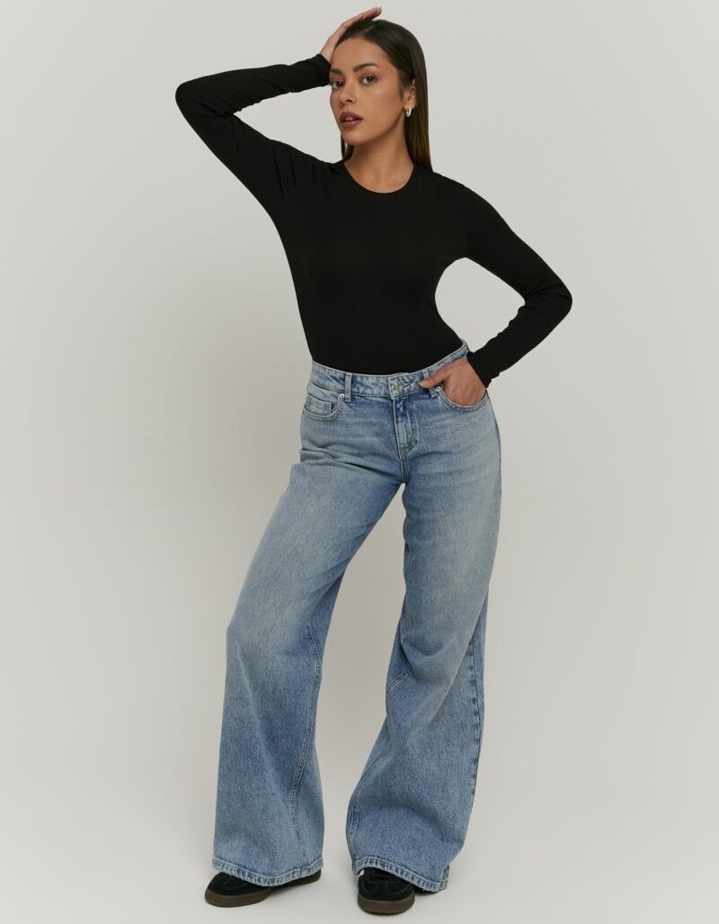 Tally Weijl Jeans loose fit »SPADEWACKIE5« Baumwollmischung, Mid Waist
