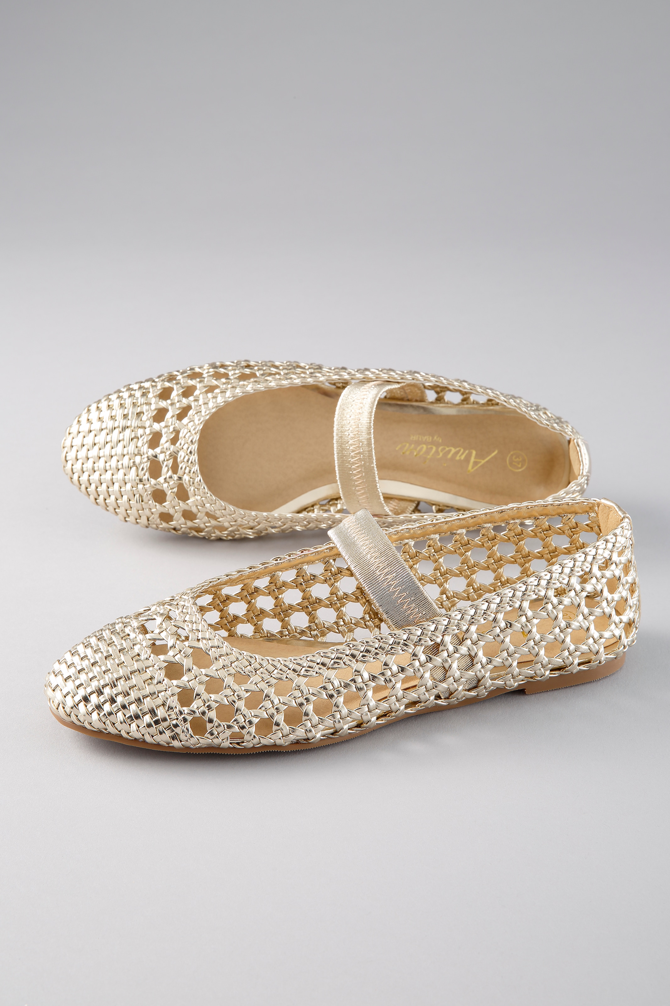 Aniston SHOES Ballerina  Sommerschuh in Flechtoptik - NEUE KOLLEKTION