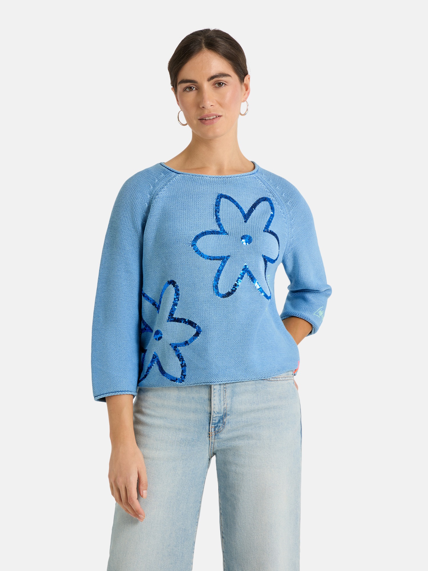 Lieblingsstück Strickpullover »AuriL« mit Pailleten, bestickt