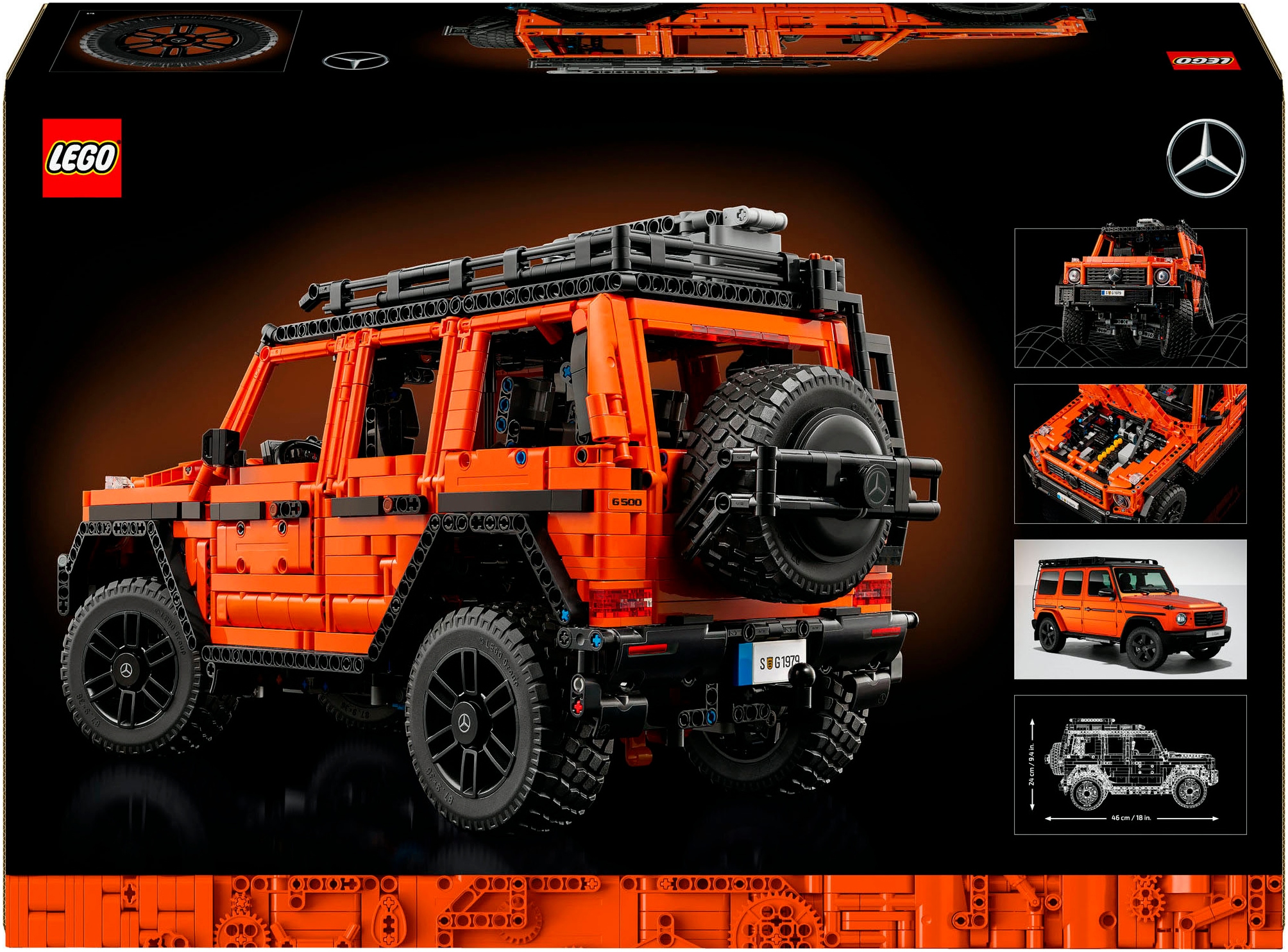 LEGO® Konstruktionsspielsteine »Mercedes-Benz G 500 PROFESSIONAL Line (42177), LEGO Technic« Made in Europe