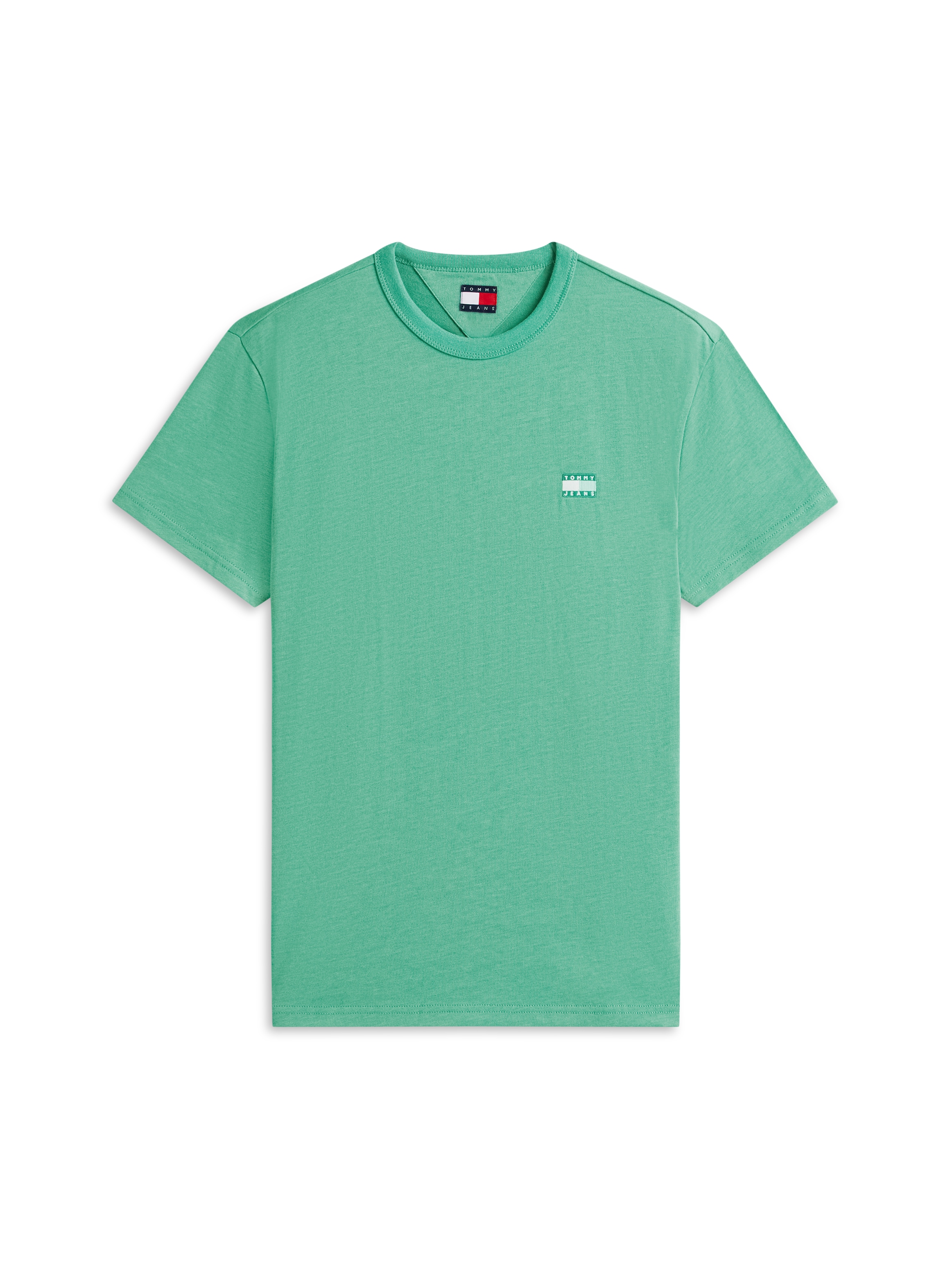 Tommy Jeans T-Shirt »TJM REG BADGE« Rundhals, Jersey, meliert, regular fit