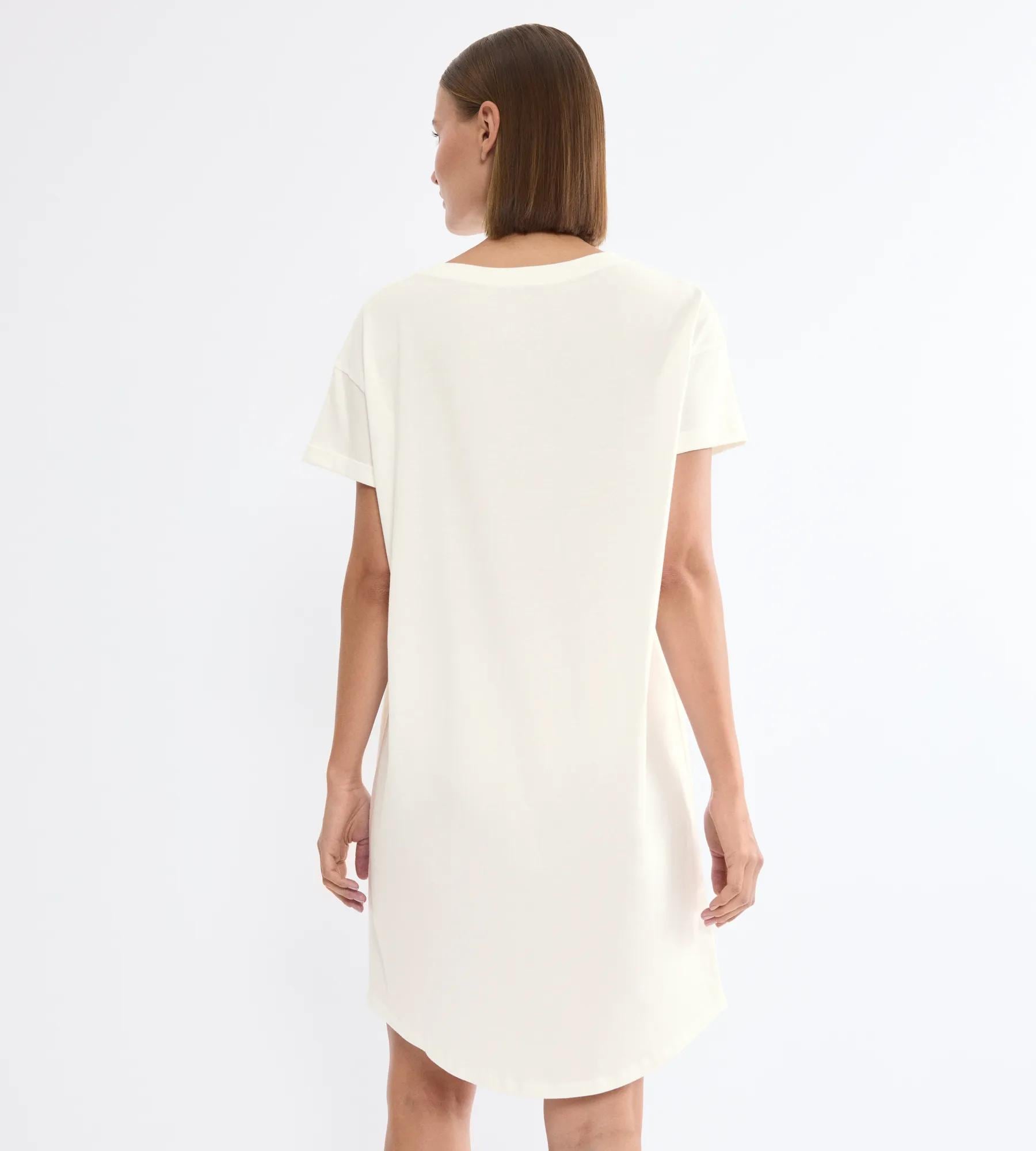Triumph Chemise de nuit »Nightdresses NDK X« Sans poches weich, atmungsaktiv, gerippter Rundhalsausschnitt, Kurzarm