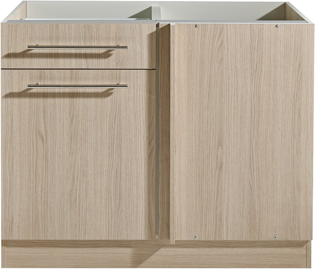 wiho Küchen Meuble bas d'angle »Filo« 100 cm breit, Planungsmass 110 cm, ohne Arbeitsplatte