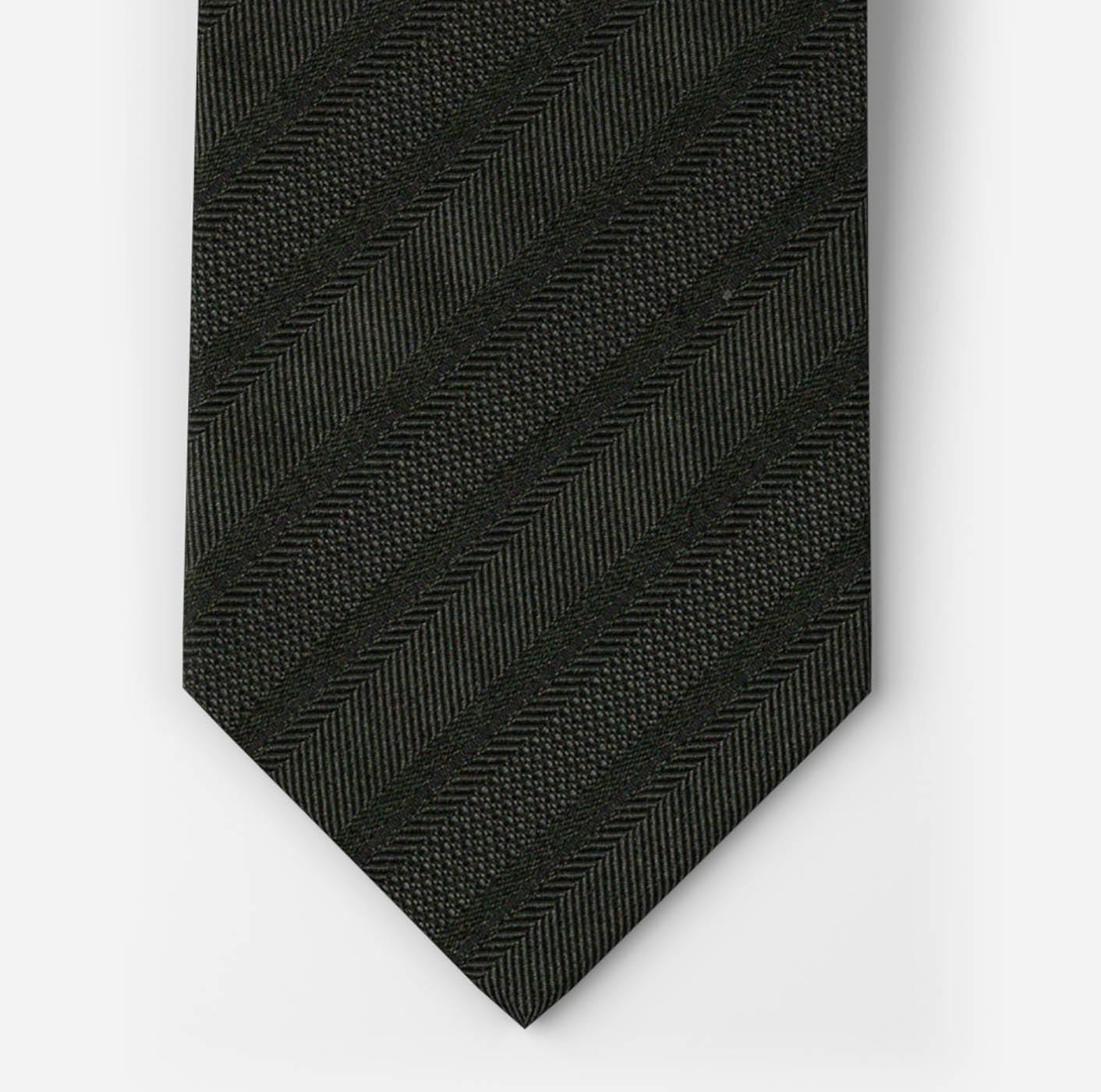 OLYMP Krawatte 6,5 cm, reine Seide, gestreift