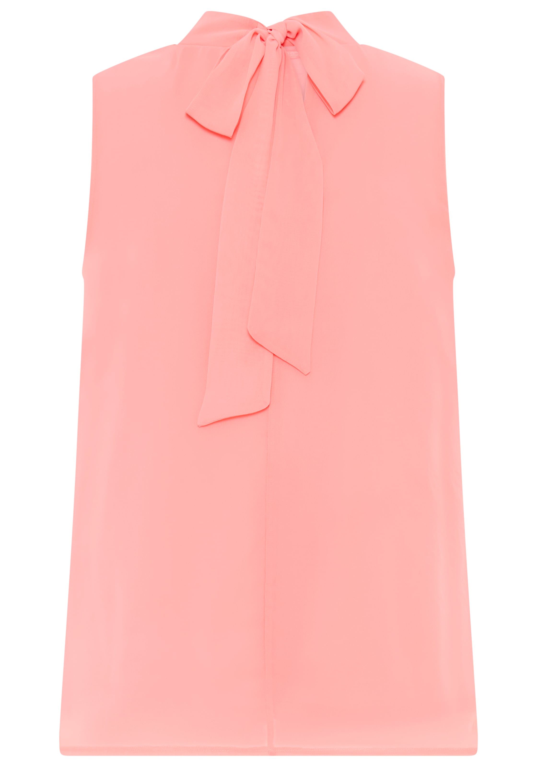 Laura Scott Blouse en mousseline hoch geschlossener Ausschnitt mit Schleifen-Detail