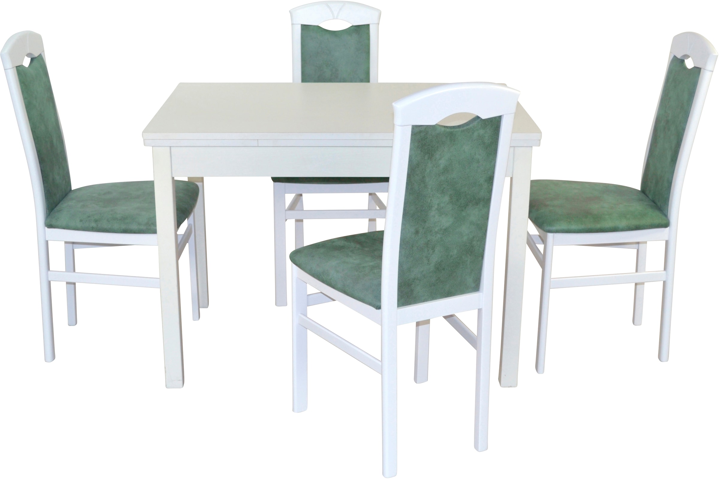 HOFMANN LIVING AND MORE Ensemble de salle à manger »5tlg. Tischgruppe« Spar-Set, 5tlg. Tischgruppe, 5 cuis tlg. Stühle montiert