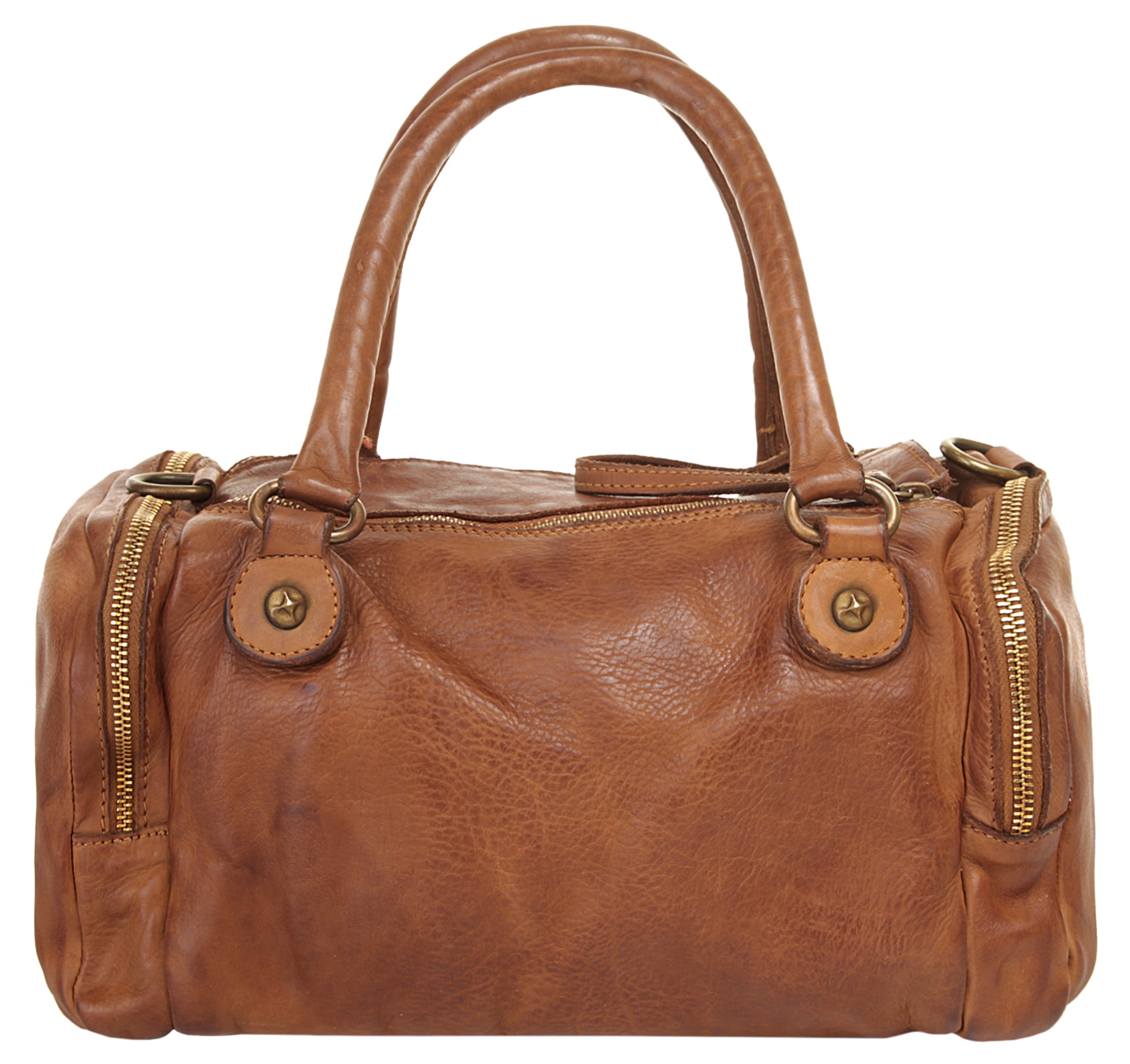 X-Zone Henkeltasche echt Leder, Made in Italy