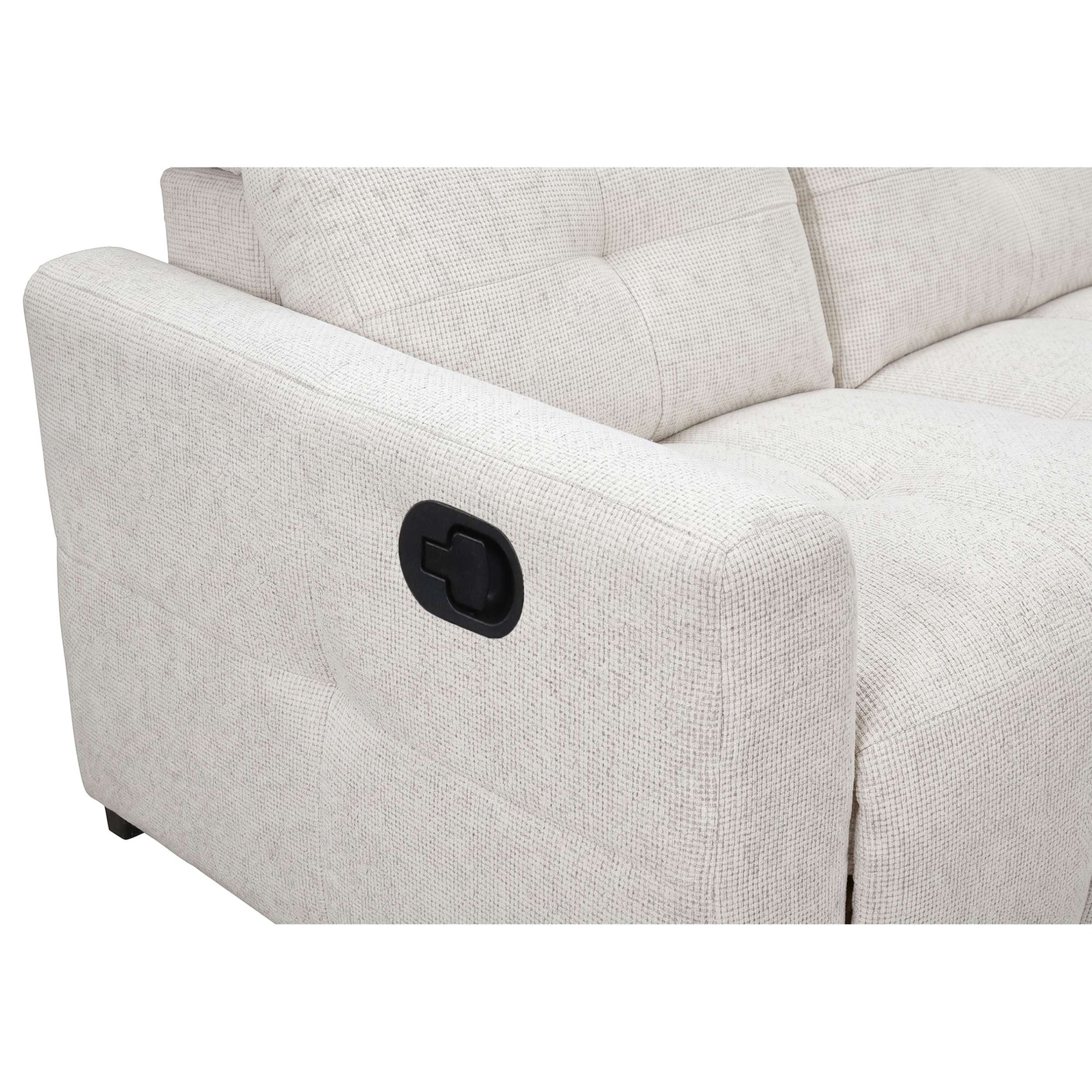 GOODproduct 3-places »CAARLA Webstoff, Sofa, 224 cm, man. o. elektr. Relaxfunktion (USB)« avec USB-A et USB-C en version électrique, réglage de la tête