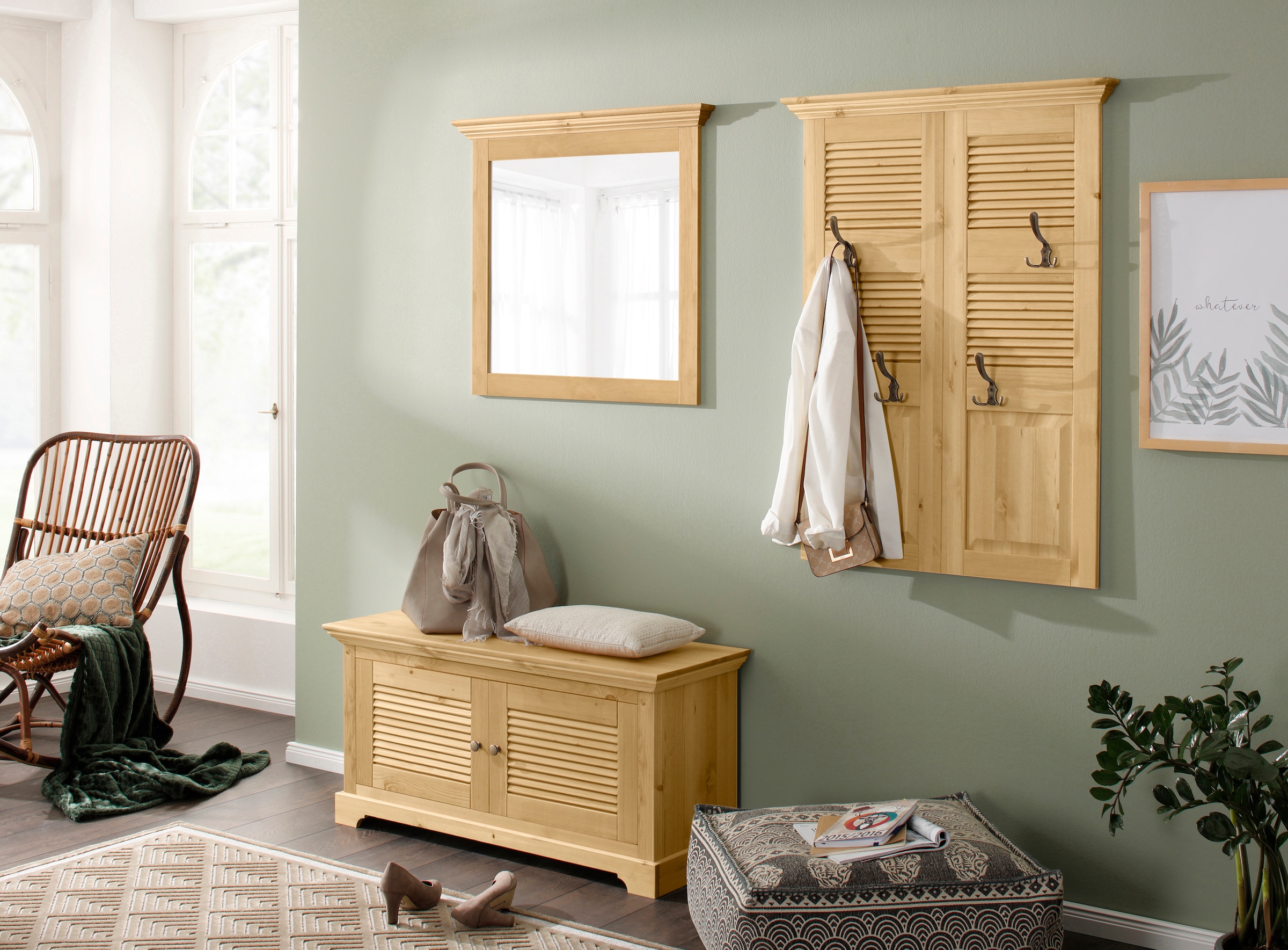 Home affaire Spiegel »Ayanna« Rahmen aus Massivholz, FSC®, Breite 94 cm