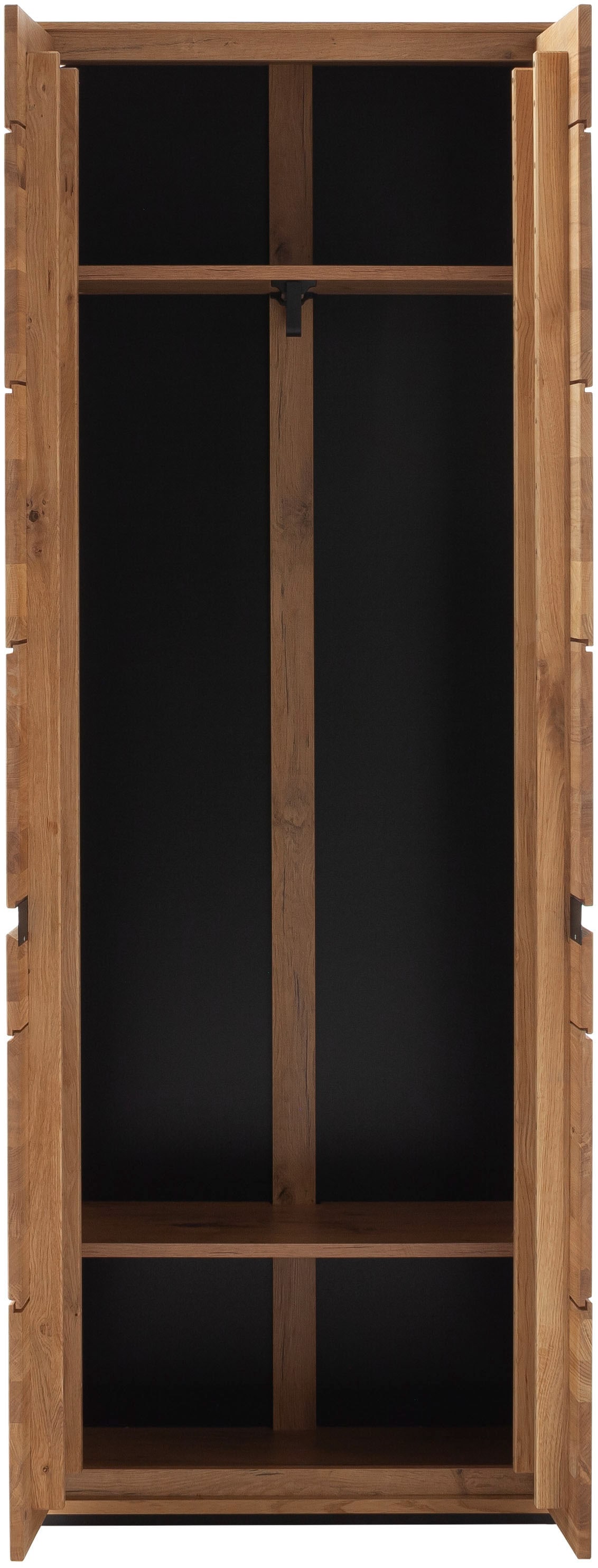 MCA living Garderobenschrank »Araya Garderobenschrank,Schrank,Dielenschrank,Flurschrank,Breite 69cm« Set, 1 Stück, 1 Stk. tlg. Türen gedämpft, Fachböden,ausziehbare Kleiderstange, FSC-Mix