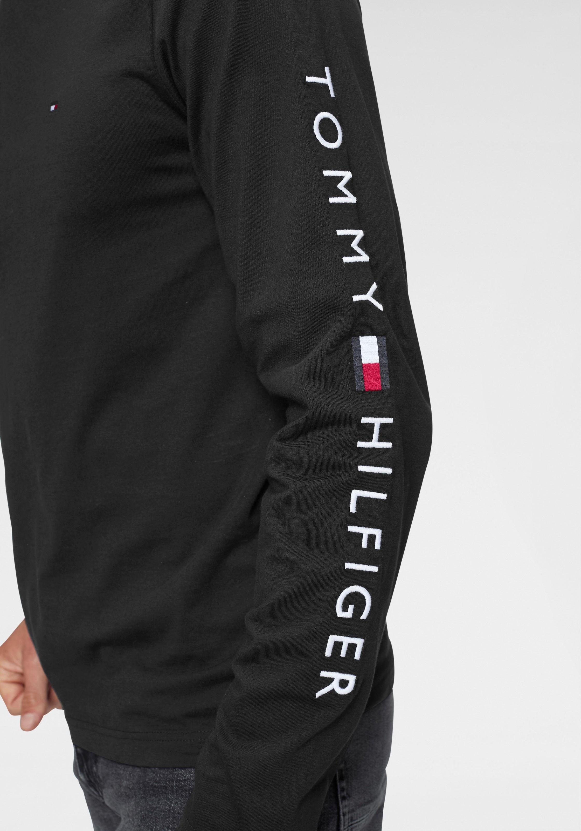 Tommy Hilfiger T-shirt à manches longues »TOMMY LOGO LONG SLEEVE TEE« mit Logodruck