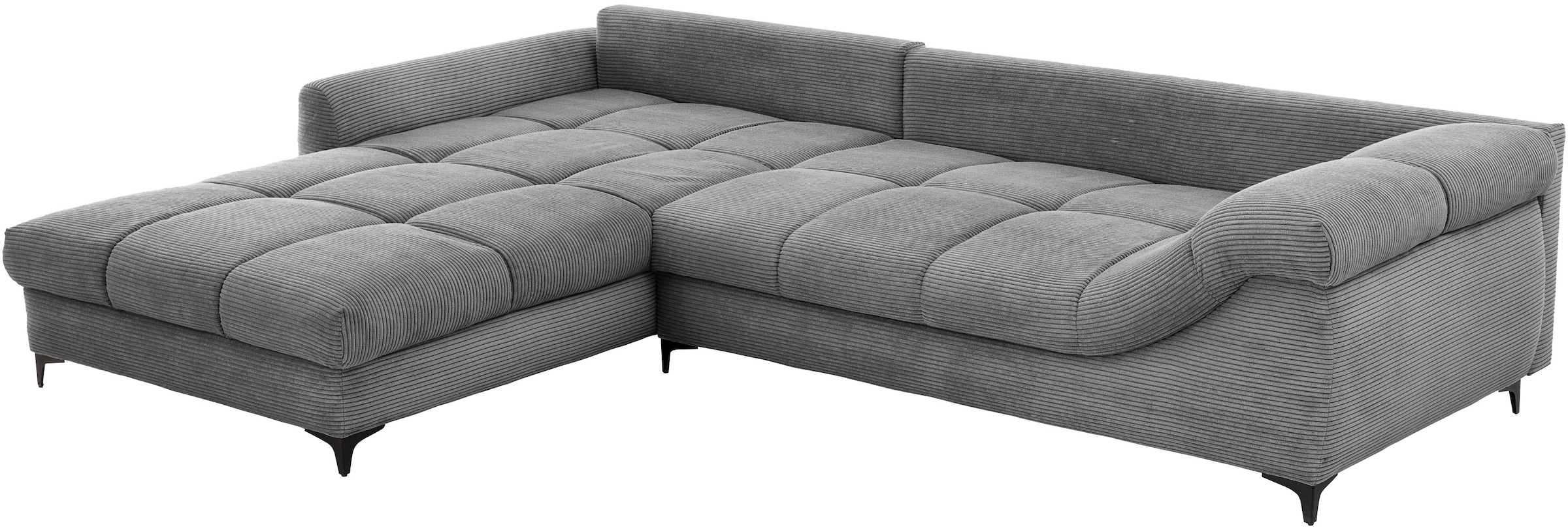 Mr. Couch Canapé d'angle »Ronaldo, L-Form, wahlweise mit Kaltschaum« wahlweise mit Kaltschaum