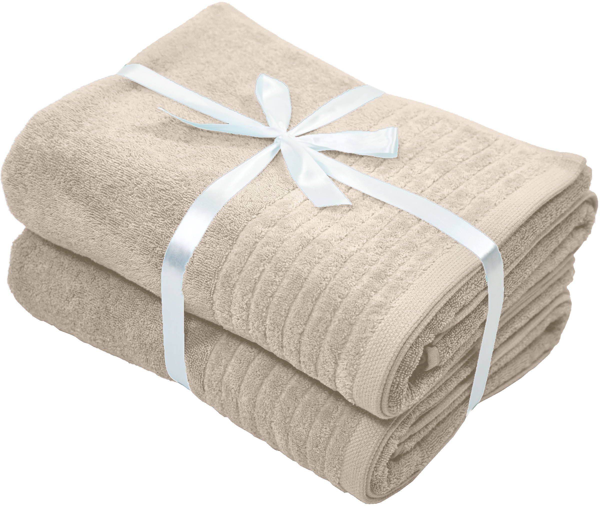 GOODproduct Serviette de sauna »Sanremo Premium, Premium Handtücher, 600 gr/m², 80x200cm« bordure, uni, duveteux, doux, qualité épaisse, garantie 5 ans