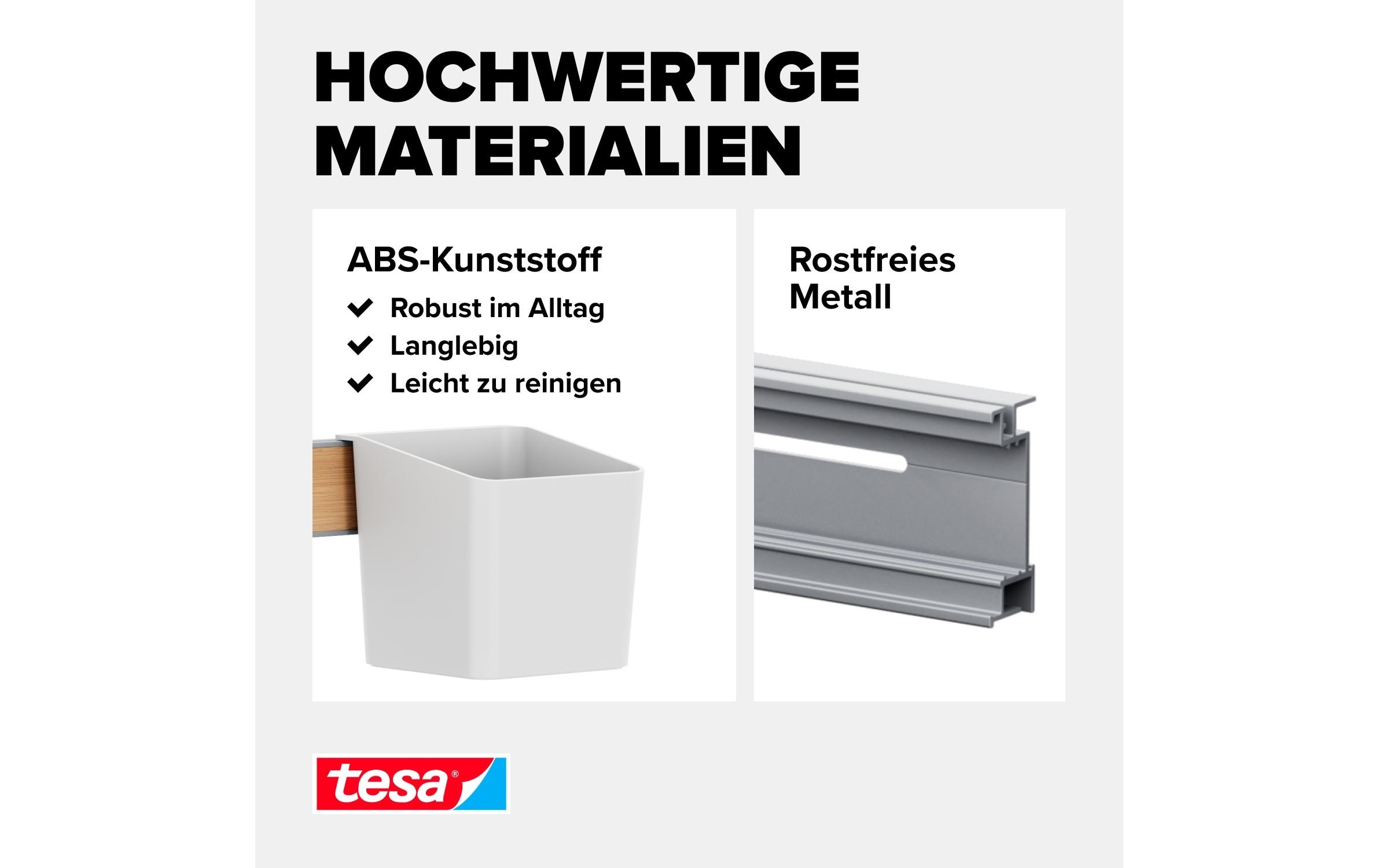 tesa Ablageelement »M Bambus/Weiss«