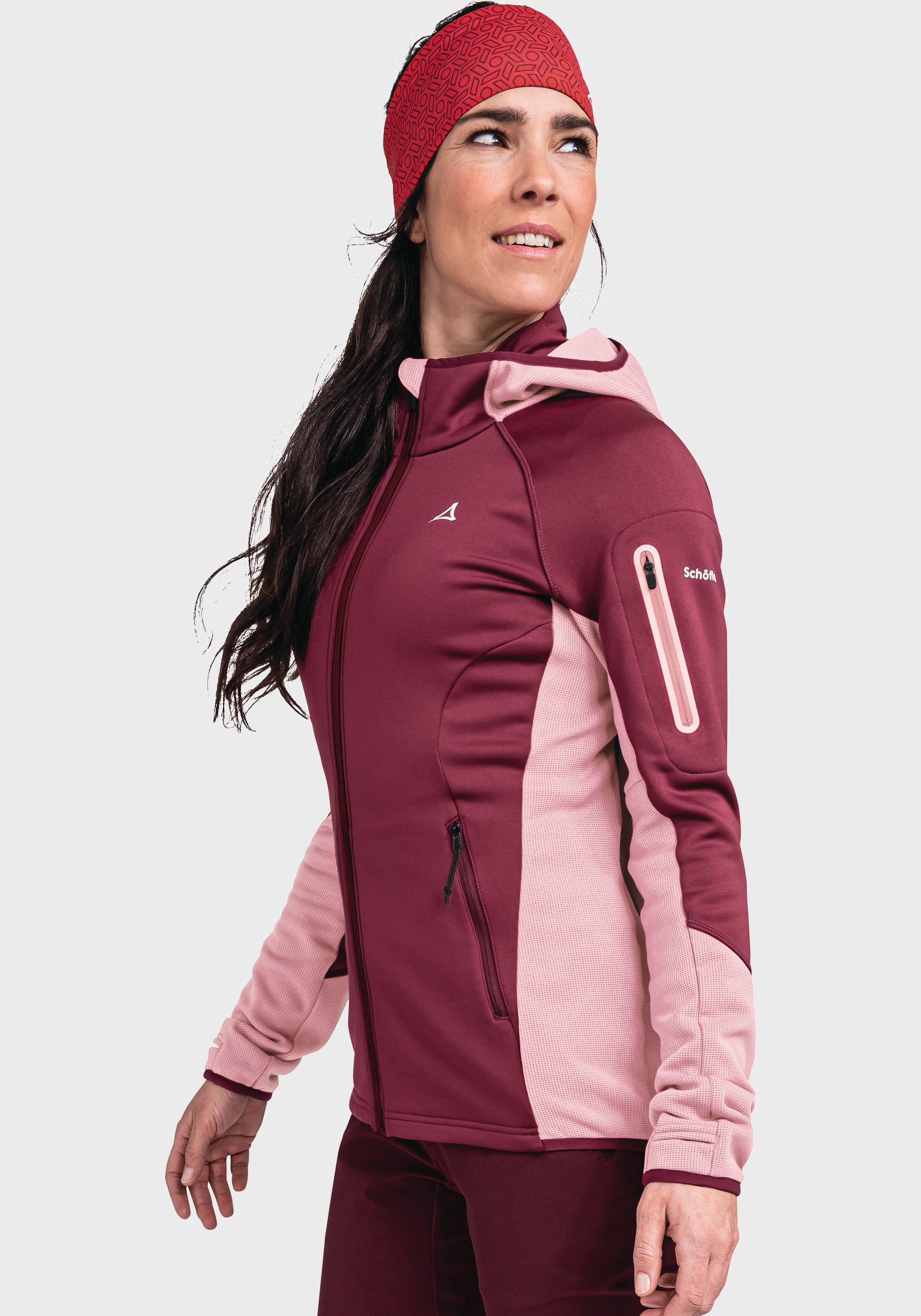 Schöffel Fleecejacke »Fleece Hoody Lodron L« mit Kapuze