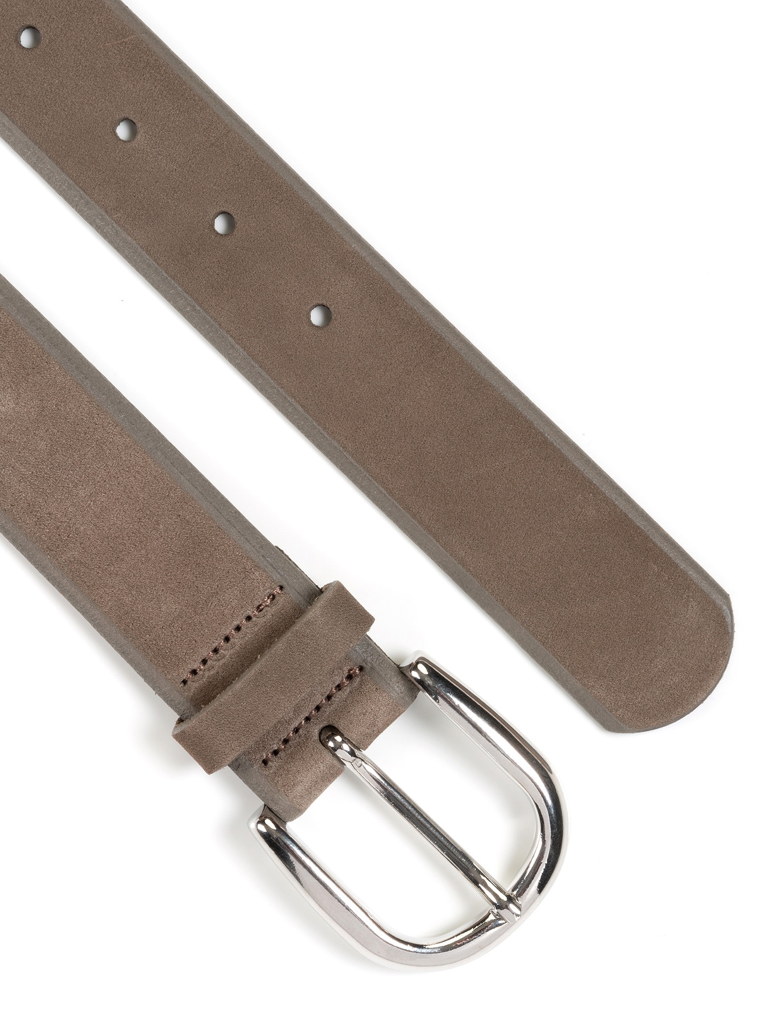 MONTI Ledergürtel »PAVIA« aus Nubukleder mit glänzender Dornschliesse – 3,5 cm breit