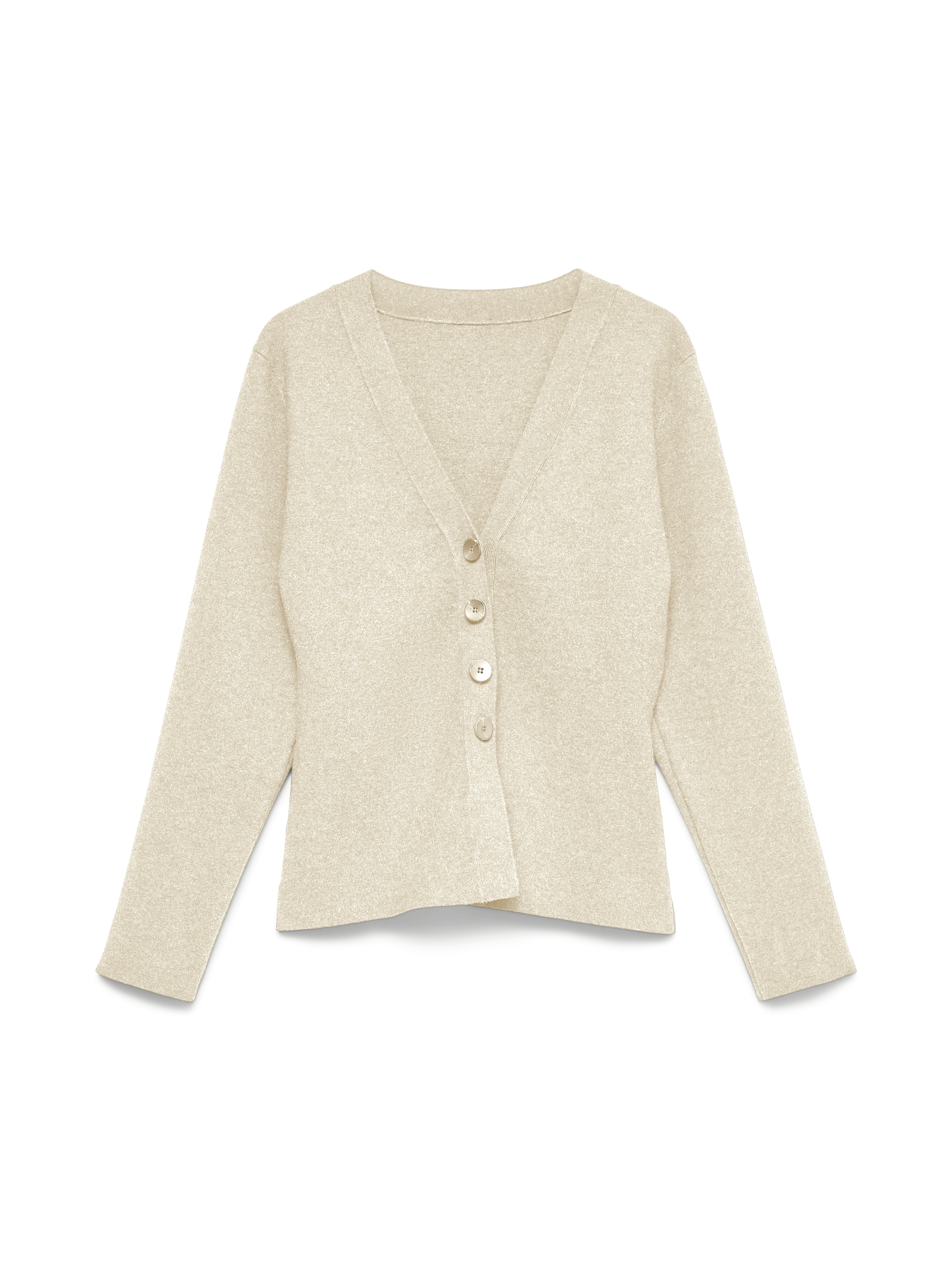 Vero Moda Veste en tricot »VMMILLE LS V-NECK CARDIGAN NOOS« Mélange de matières avec laine