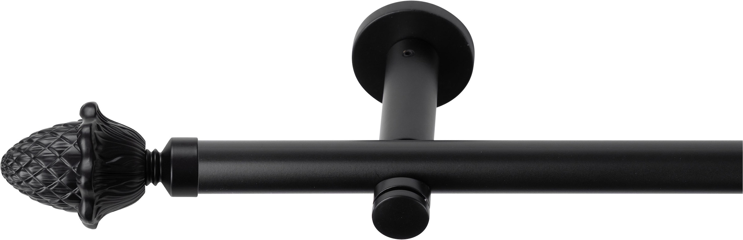 SN DECO GROUP Tringle à rideaux »Gardinenstange Nantes Ø 19 mm, 1-läufig, Fixmass, verschraubt« Ø 19 mm Fixmass;kürzbar