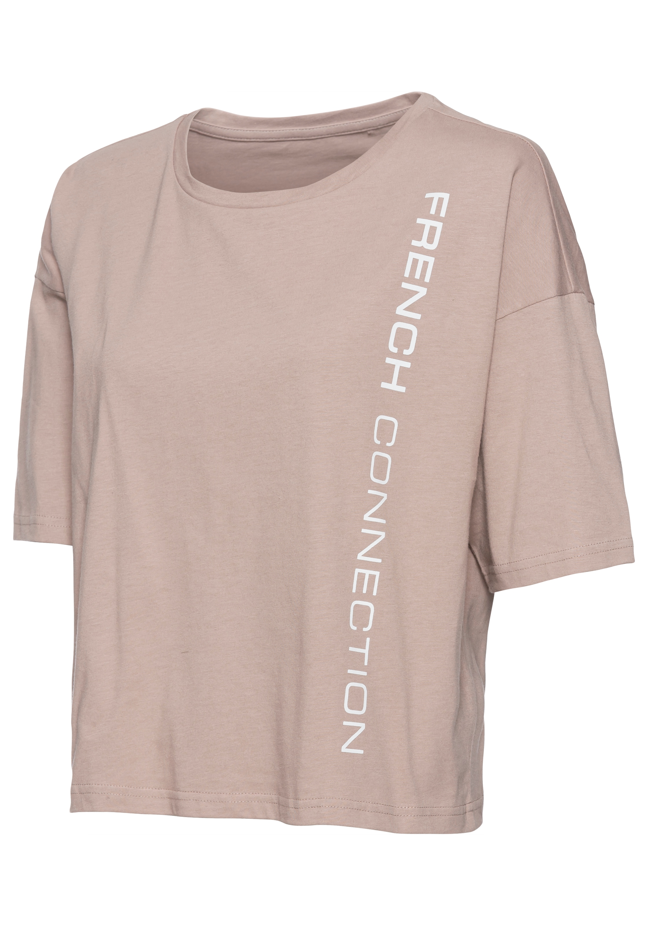 French Connection T-Shirt mit weiten Ärmeln und Logodruck
