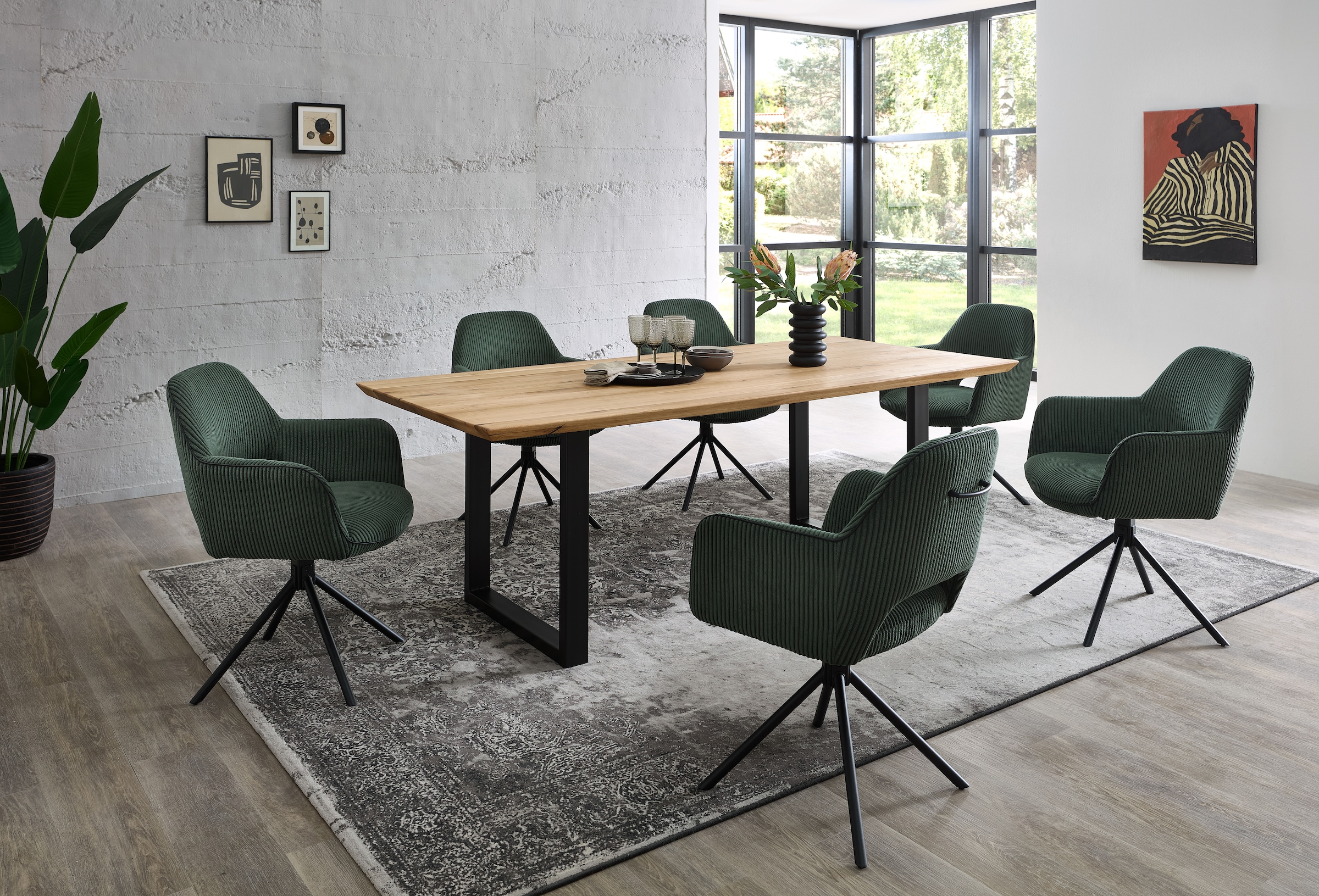 Stolkom Chaise avec accoudoirs »Adriana« (Packung) 1 cuis180 grad drehbar mit Auto-Return