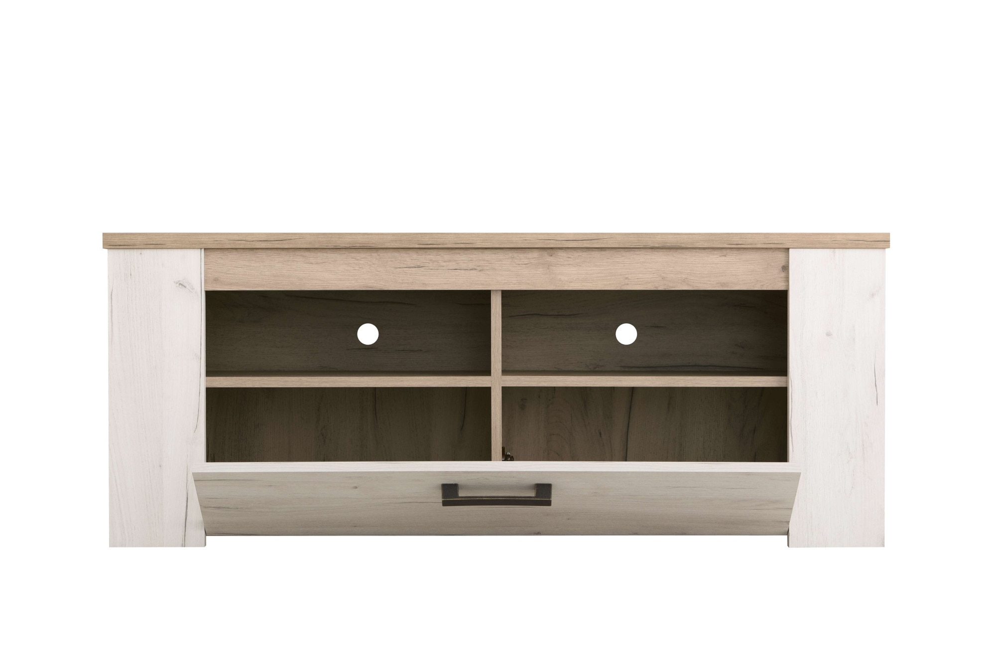 Home affaire Table basse »Kent TV-Sideoard 120 cm, mit zwei geschlossenen Fächern« meuble TV avec beaucoup d’espace, pour téléviseurs modernes dans tout salon