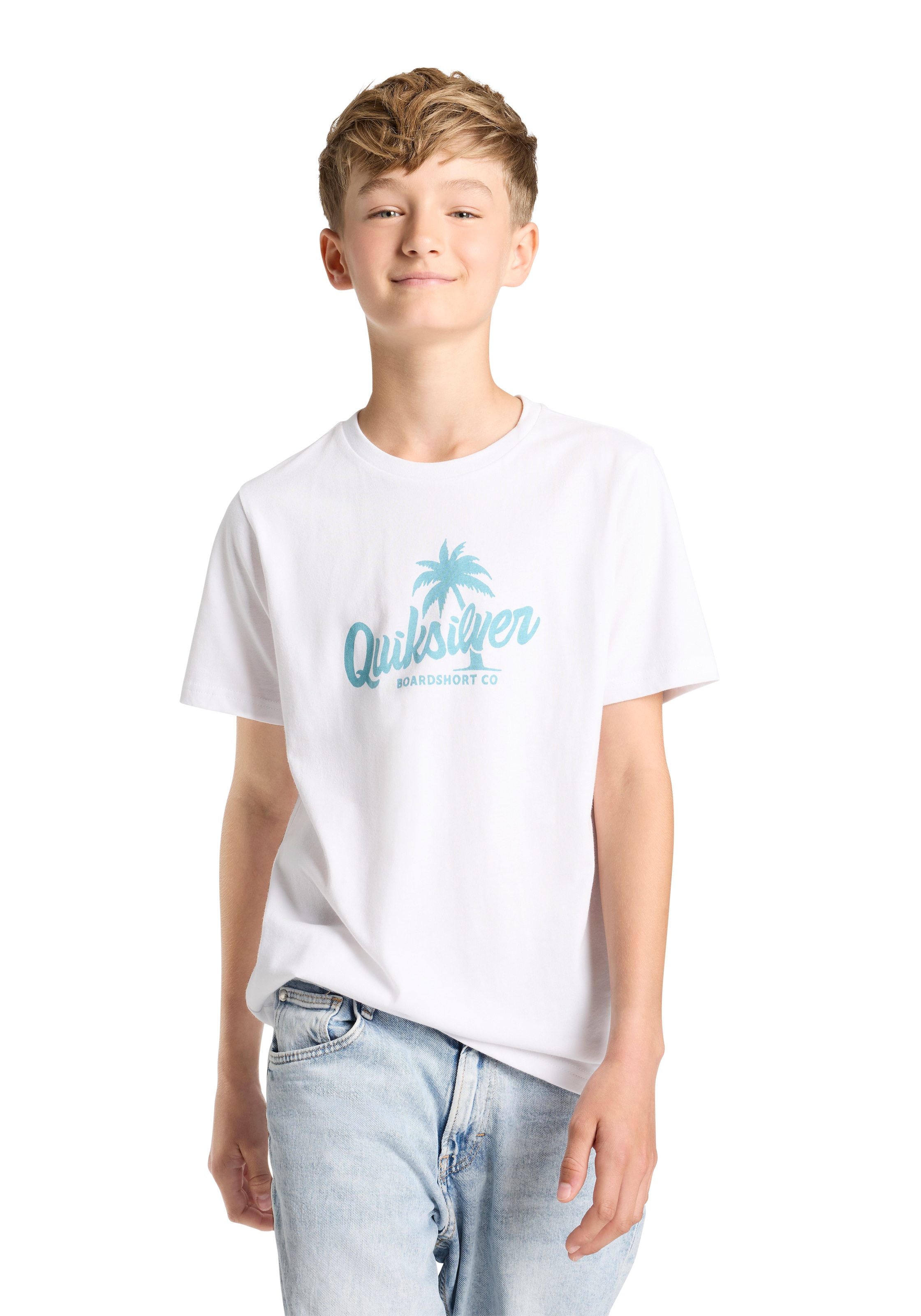 Quiksilver T-Shirt »PALM SHADE PACK YOUTH« 2 tlg. für Kinder und Jugendliche, sportlicher Stil, Kurzarmdesign