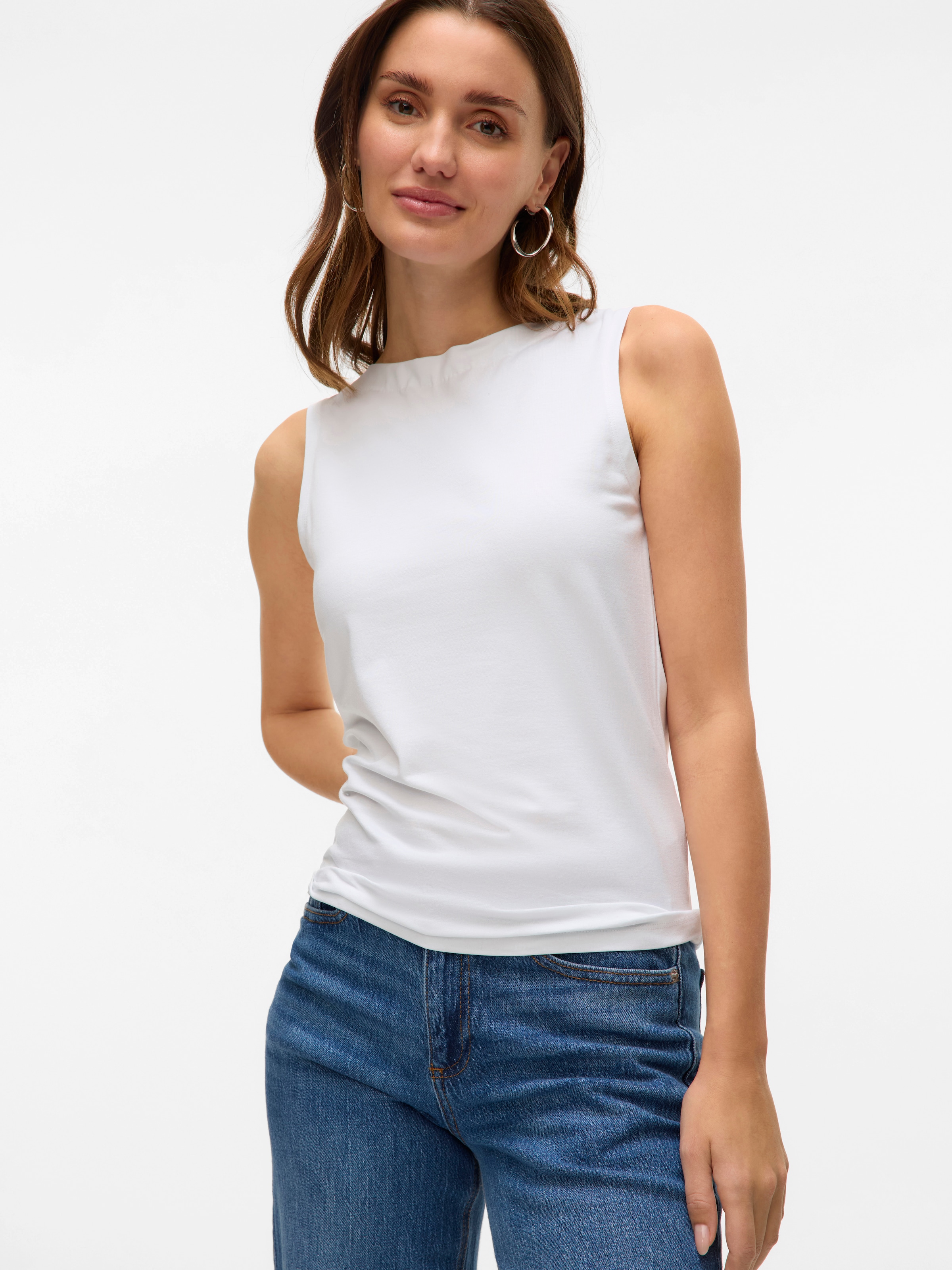 Vero Moda Shirttop »VMPANDA MODAL SL TOP JRS NOOS«