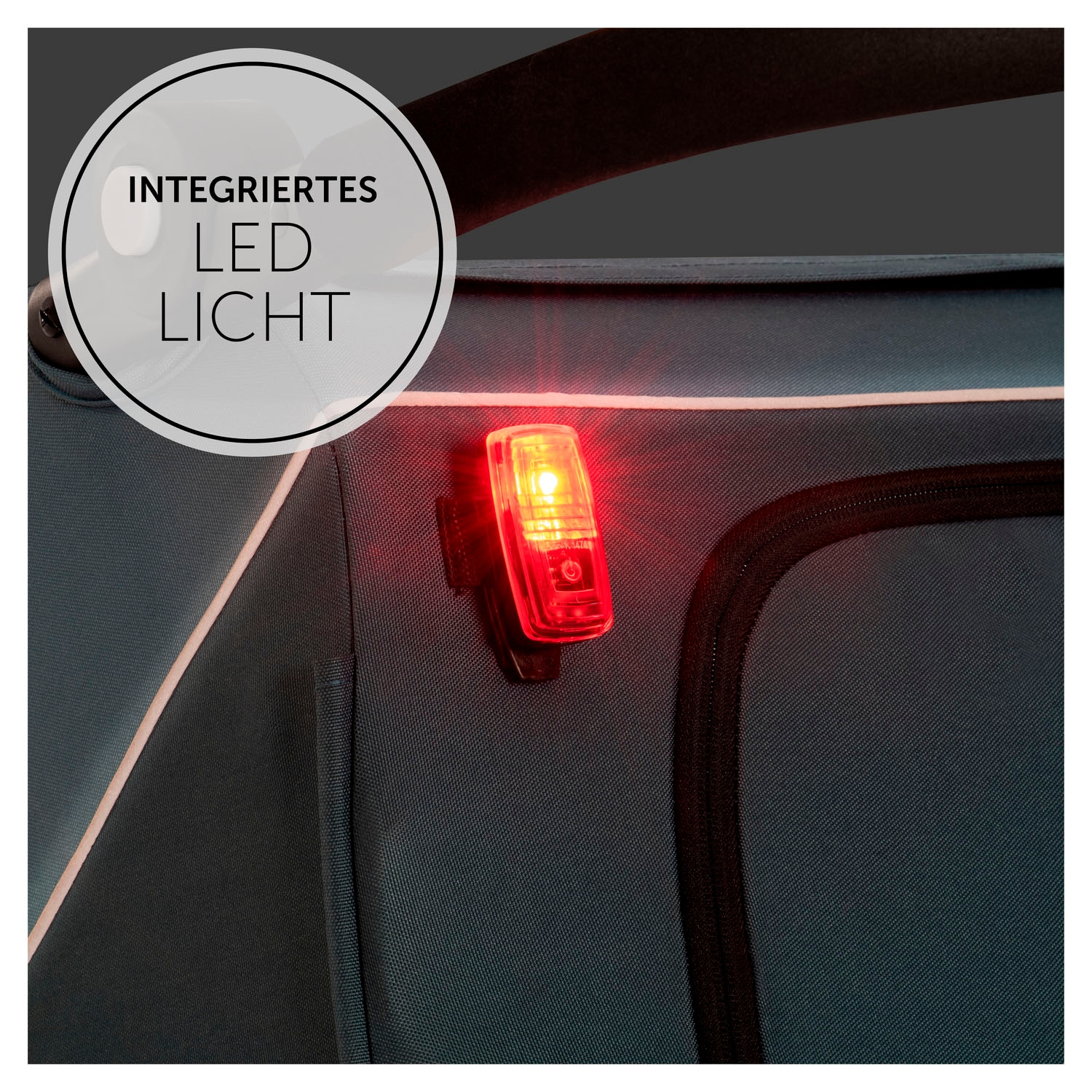 Hauck Fahrradkinderanhänger »Dryk Duo, Ocean Green« für 2 Kinder; inkl. Buggy-Rad