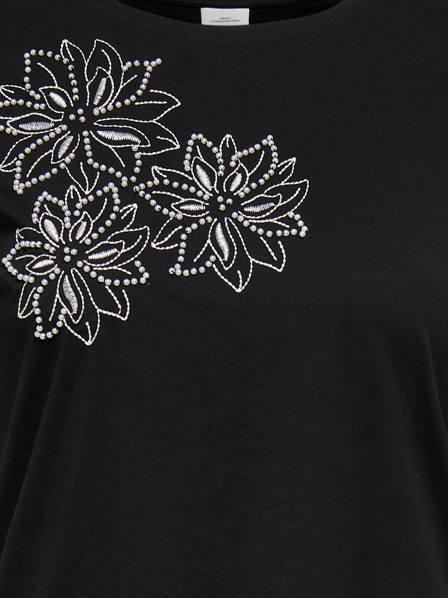 ONLY CARMAKOMA Shirt à col rond »CARTIMON LIFE S/S O-NECK REG FIT TEE JRS«